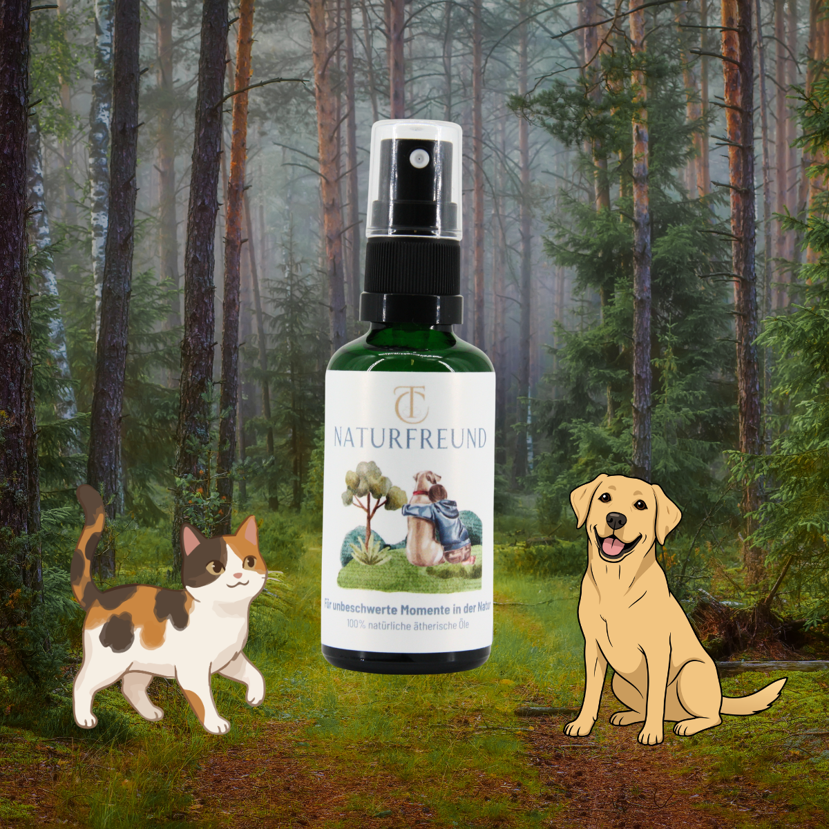 NATURFREUND * Zeckenspray aus 100% natürlichen ätherischen Ölen * € 27,80 inkl. Versand