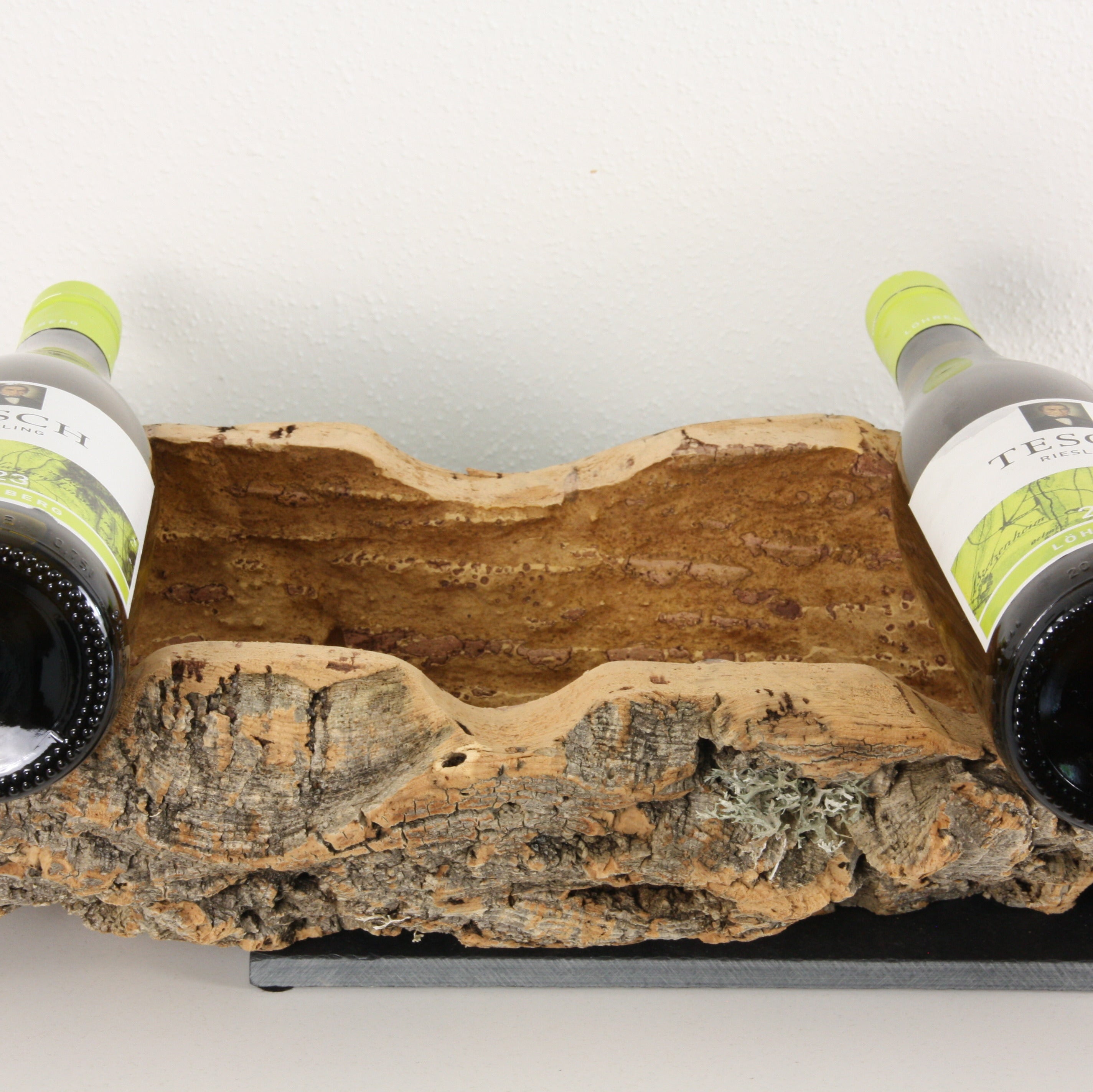verKORKst Premium Weinschale aus Kork * Dekoration Wein * Präsentation Wein * hochwertige Korkschale für Wein, Flaschen, Obst, Brot