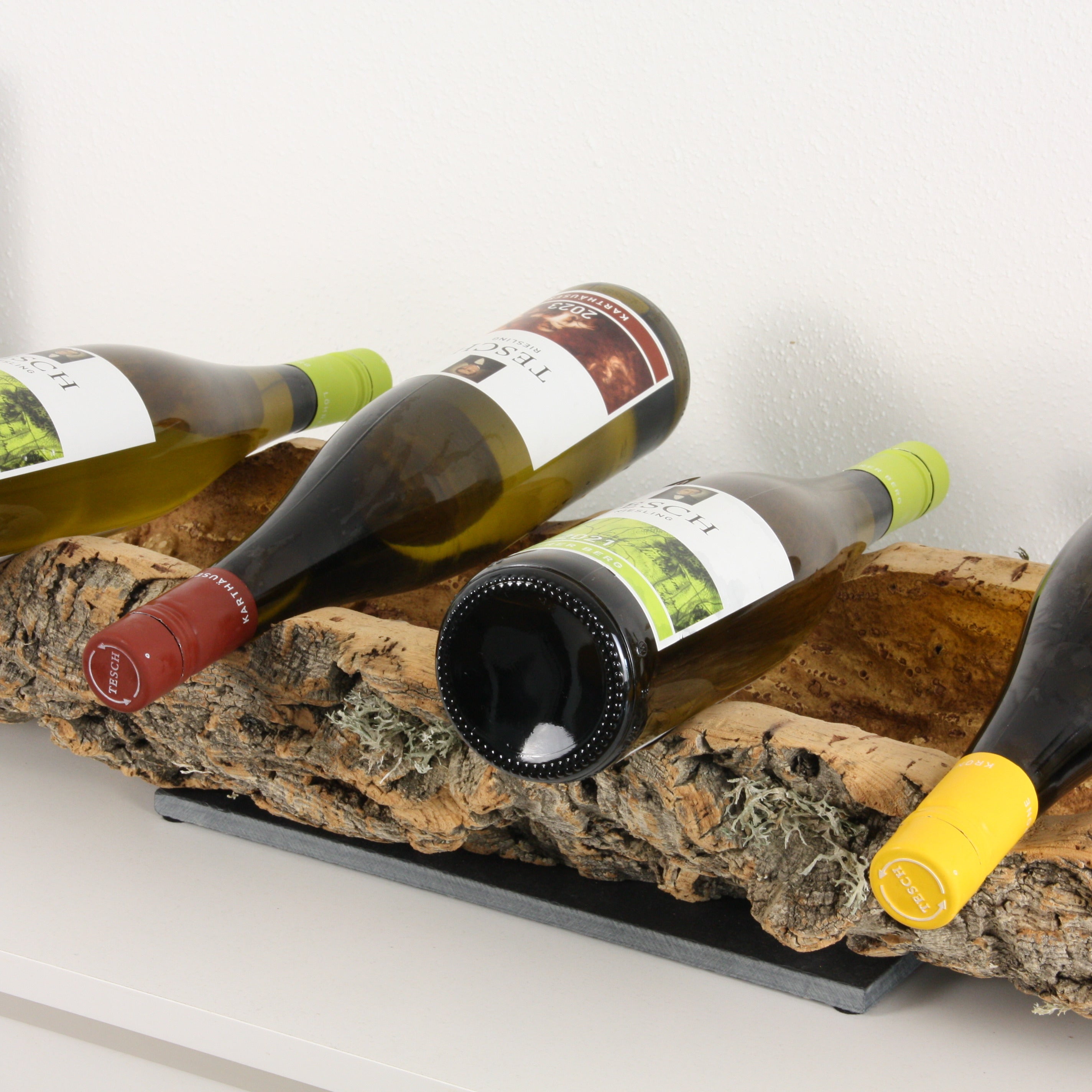 verKORKst Premium Weinschale aus Kork * Dekoration Wein * Präsentation Wein * hochwertige Korkschale für Wein, Flaschen, Obst, Brot