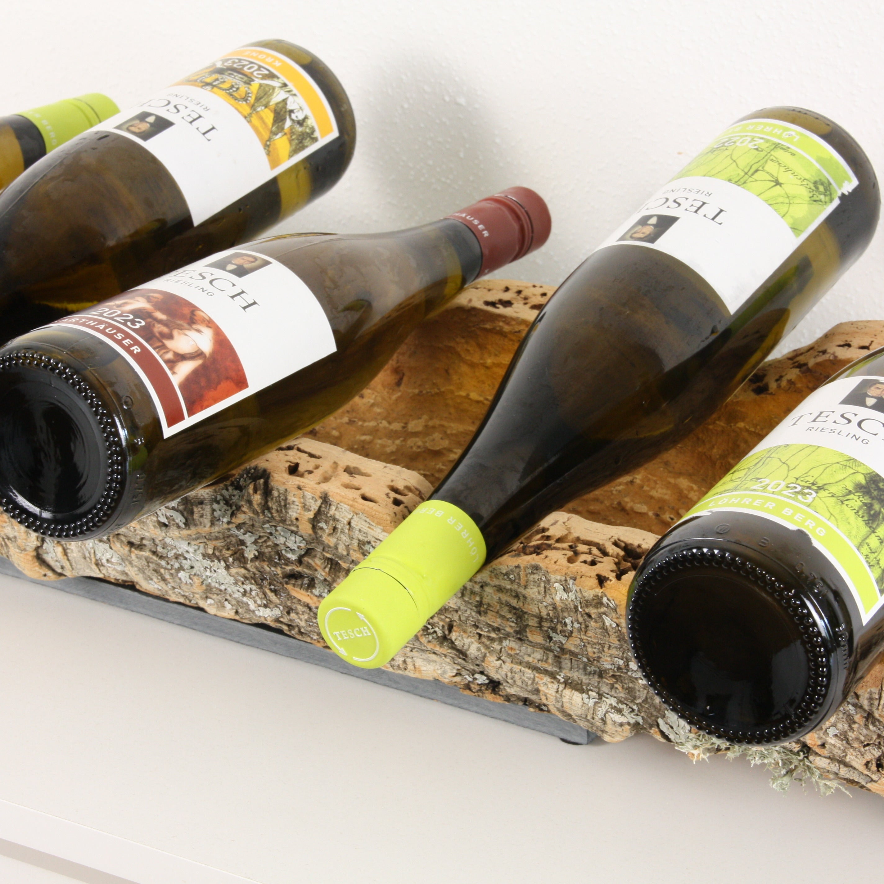verKORKst Premium Weinschale aus Kork * Dekoration Wein * Präsentation Wein * hochwertige Korkschale für Wein, Flaschen, Obst, Brot