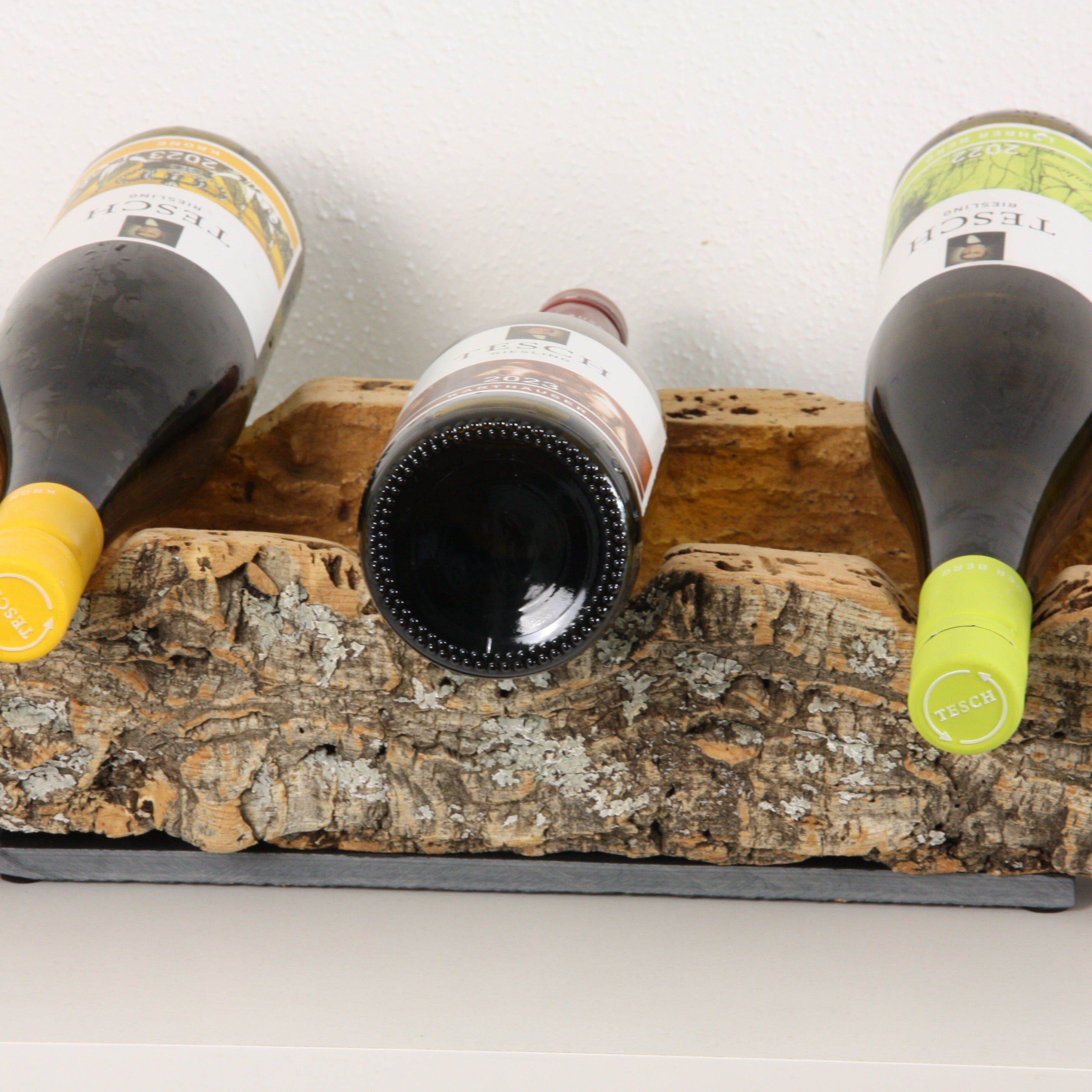 verKORKst Premium Weinschale aus Kork * Dekoration Wein * Präsentation Wein * hochwertige Korkschale für Wein, Flaschen, Obst, Brot