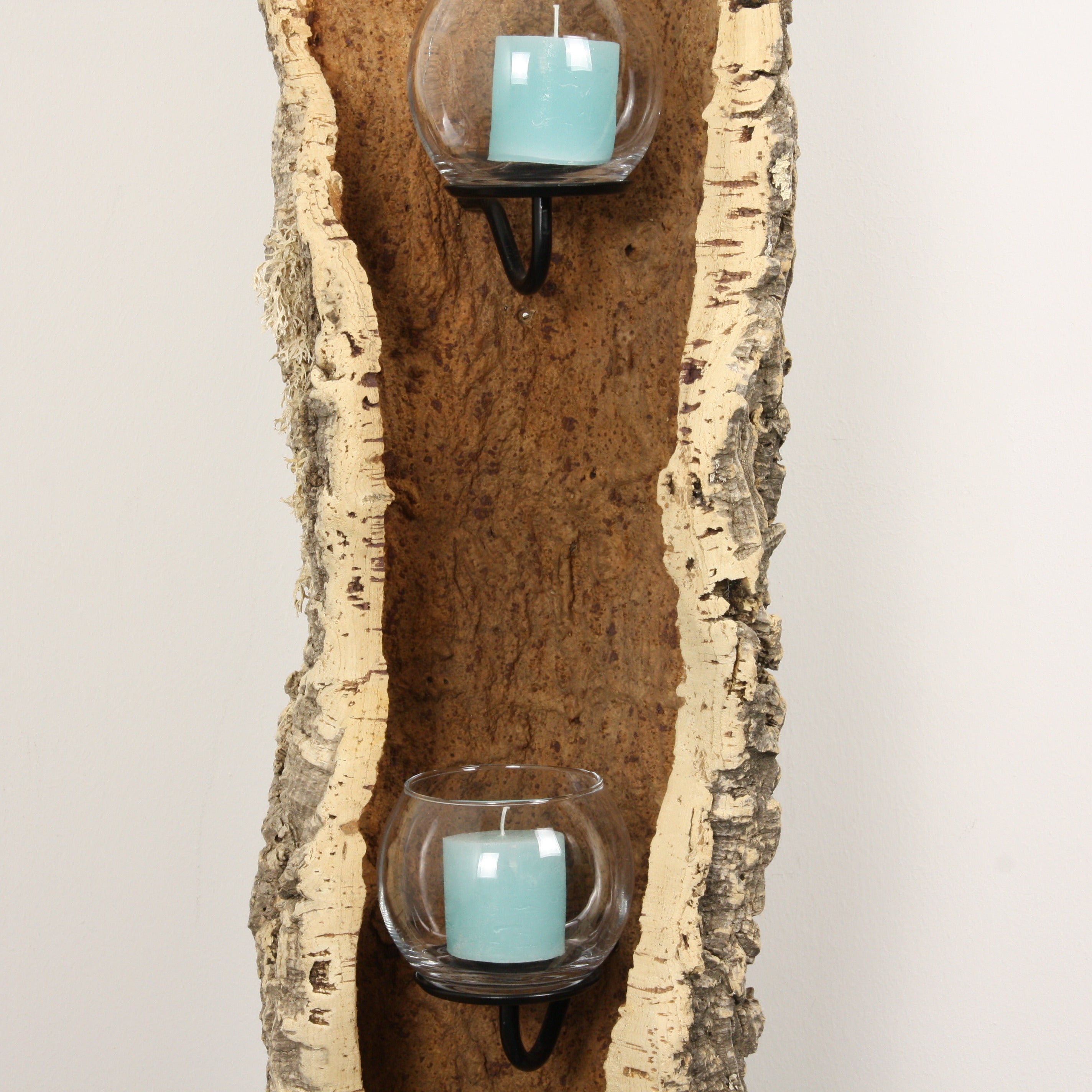 verKORKst Premium Windlicht aus Kork * Teelichthalter Kerzenhalter * rustikale Dekoration * hochwertige Deko Küche Wohnzimmer Terrasse