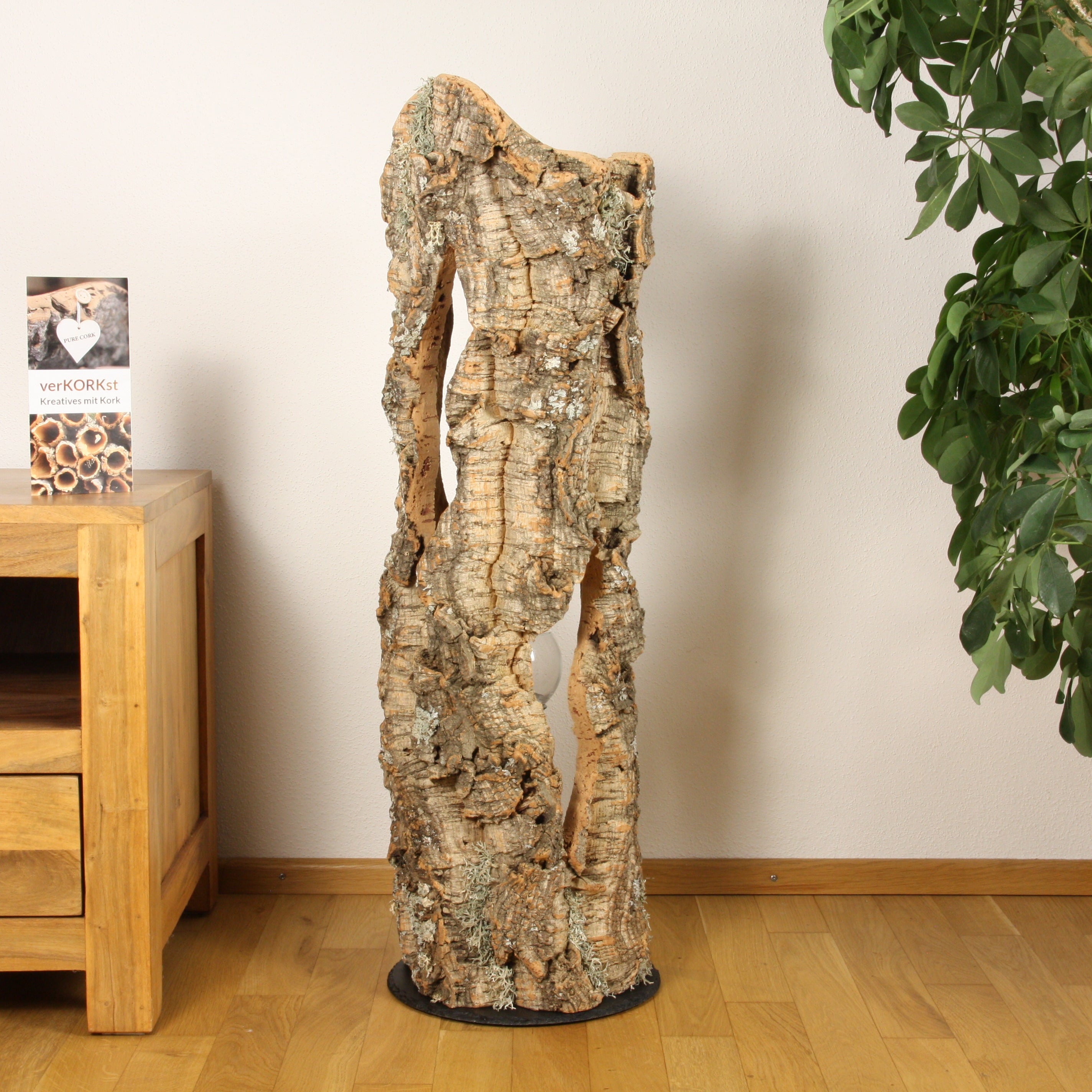 verKORKst Premium Windlicht aus Kork * Teelichthalter Kerzenhalter * rustikale Dekoration * hochwertige Deko Küche Wohnzimmer Terrasse