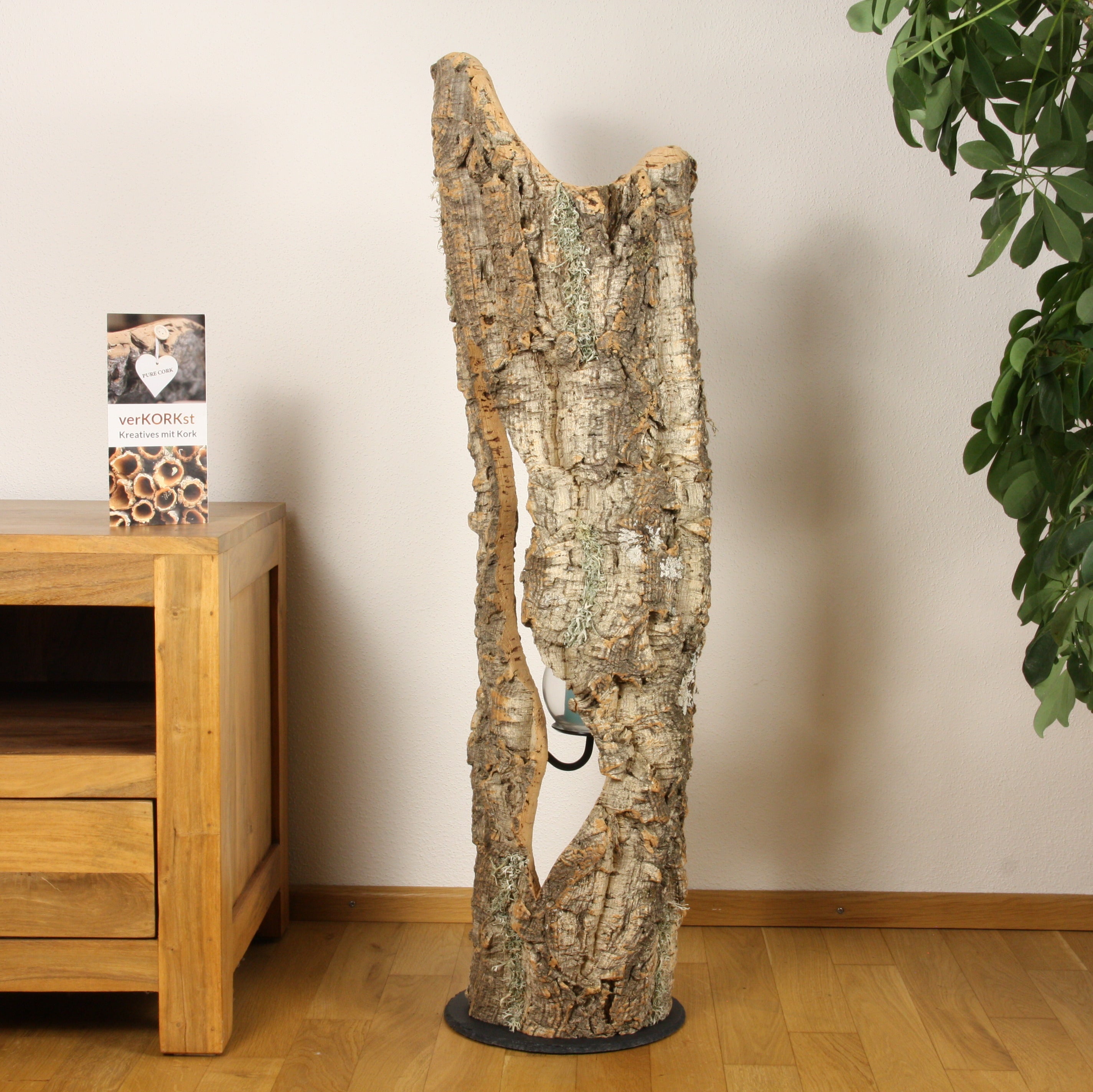 verKORKst Premium Windlicht aus Kork * Teelichthalter Kerzenhalter * rustikale Dekoration * hochwertige Deko Küche Wohnzimmer Terrasse