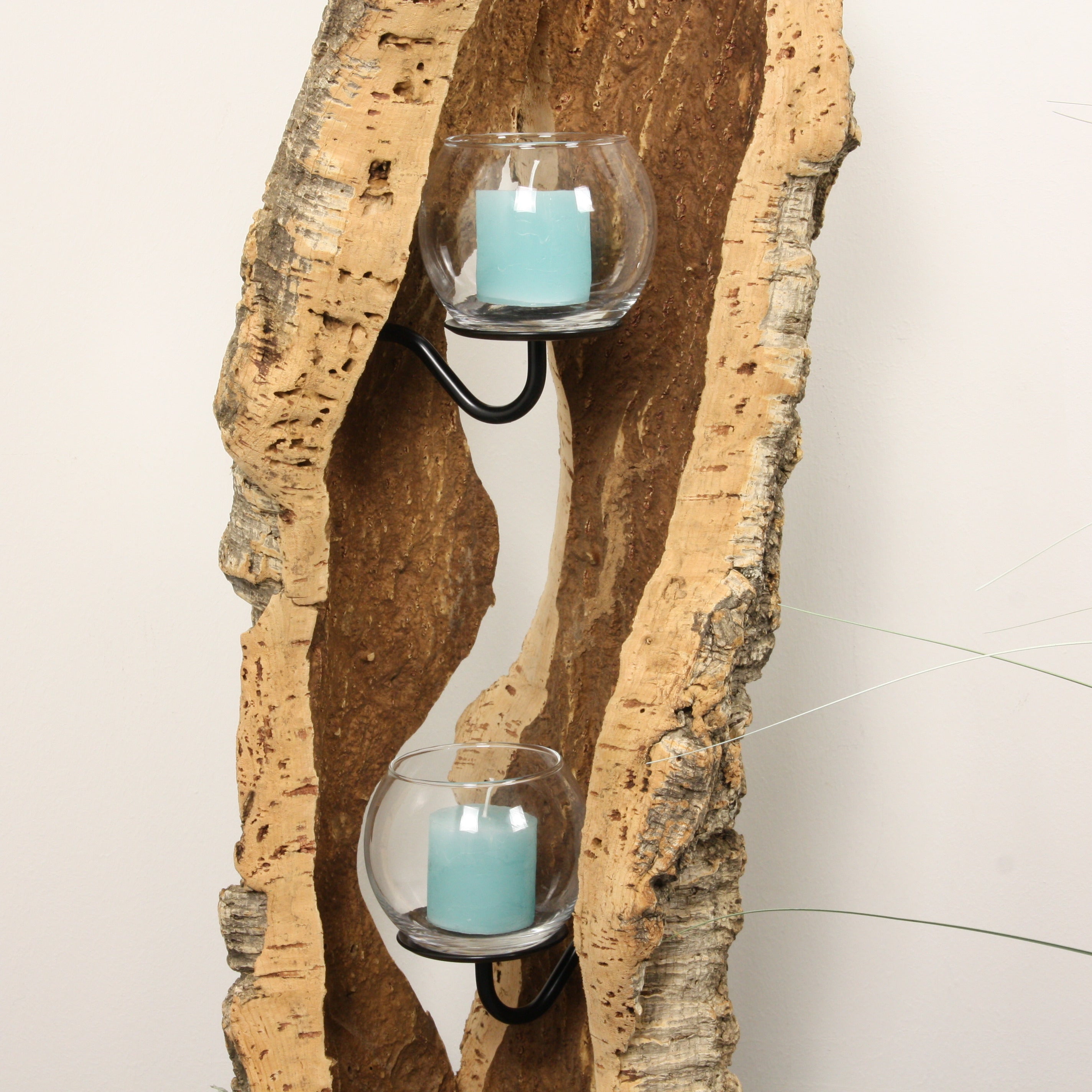 verKORKst premium lantern made of cork * tea light holder candle holder * rustic decoration * high-quality decoration kitchen living room terrace