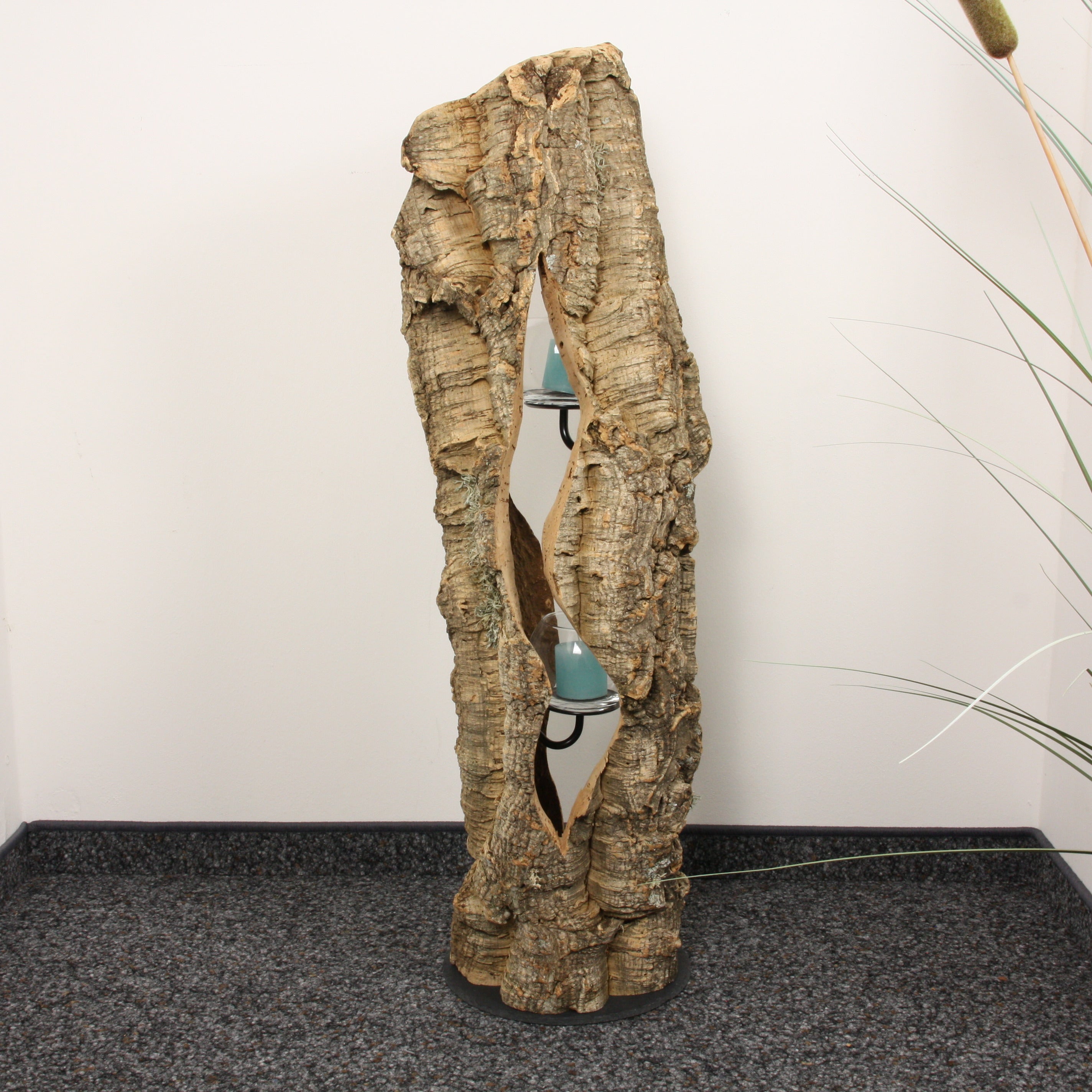 verKORKst premium lantern made of cork * tea light holder candle holder * rustic decoration * high-quality decoration kitchen living room terrace