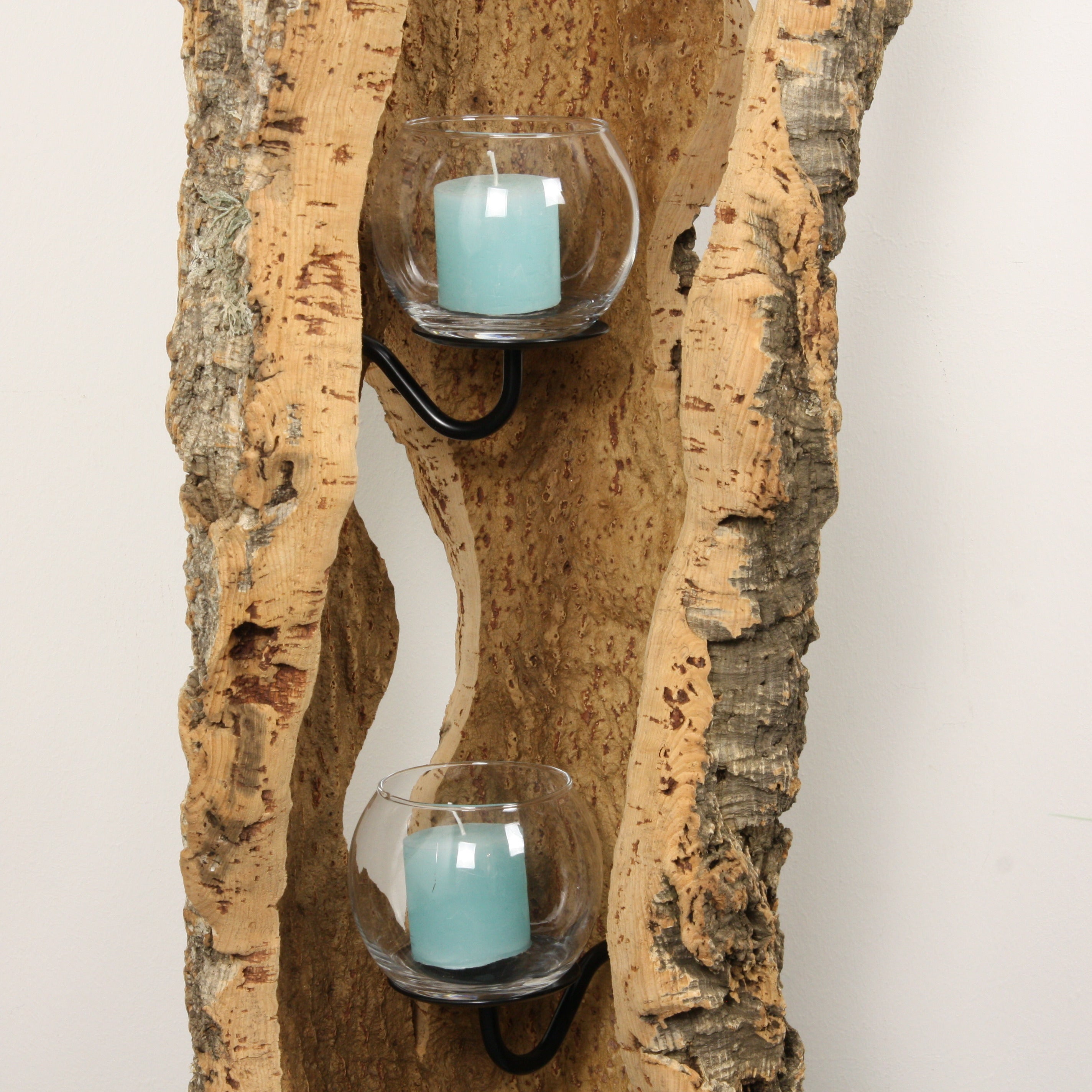 verKORKst premium lantern made of cork * tea light holder candle holder * rustic decoration * high-quality decoration kitchen living room terrace