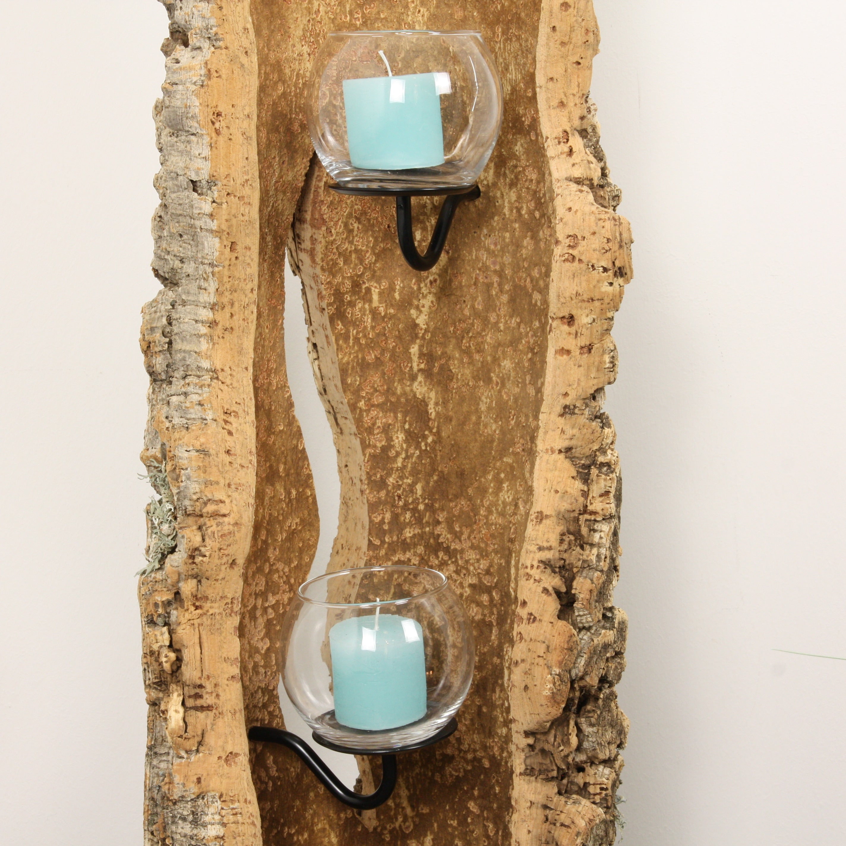 verKORKst Premium Windlicht aus Kork * Teelichthalter Kerzenhalter * rustikale Dekoration * hochwertige Deko Küche Wohnzimmer Terrasse