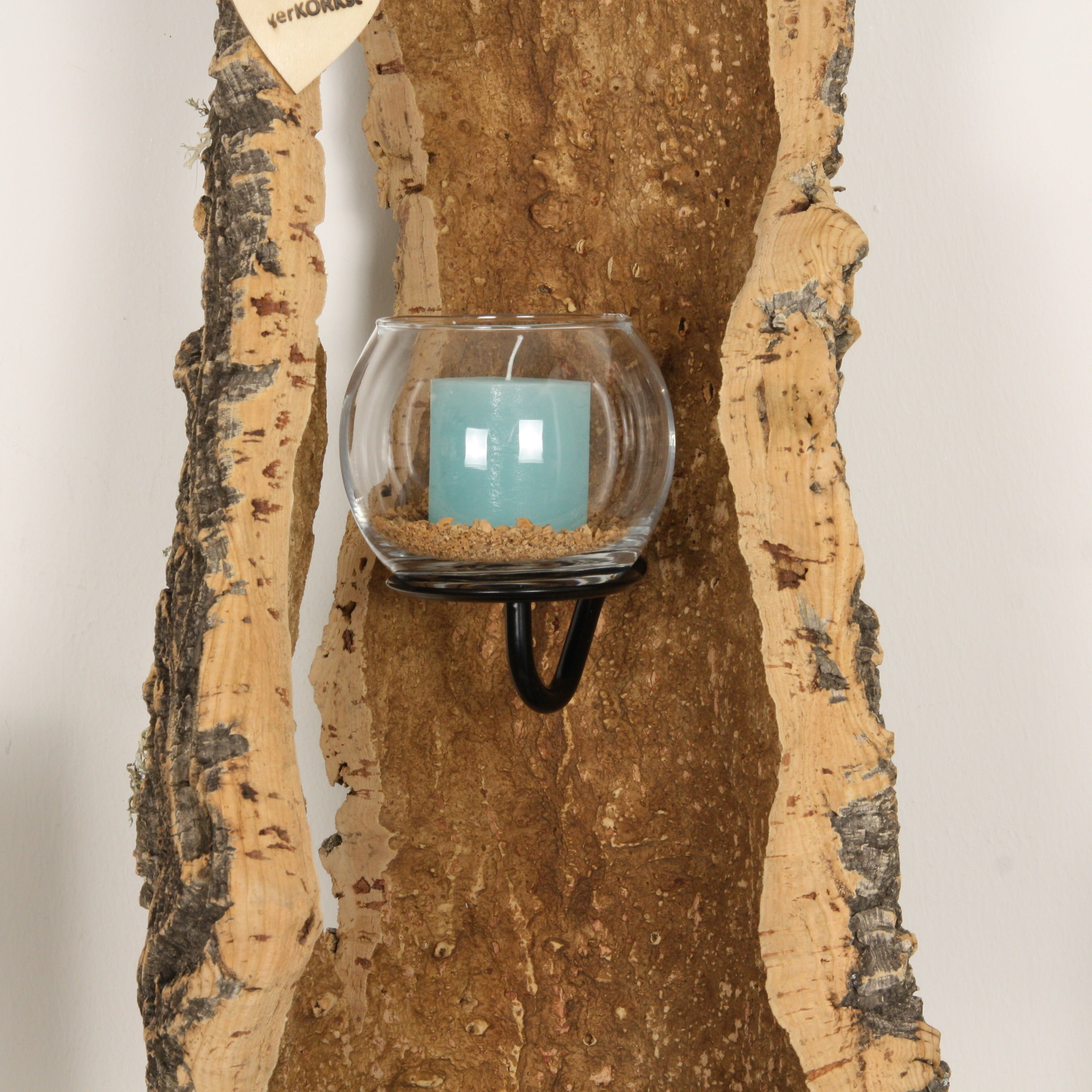 verKORKst Premium Windlicht aus Kork * Teelichthalter Kerzenhalter * rustikale Dekoration * hochwertige Deko Küche Wohnzimmer Terrasse