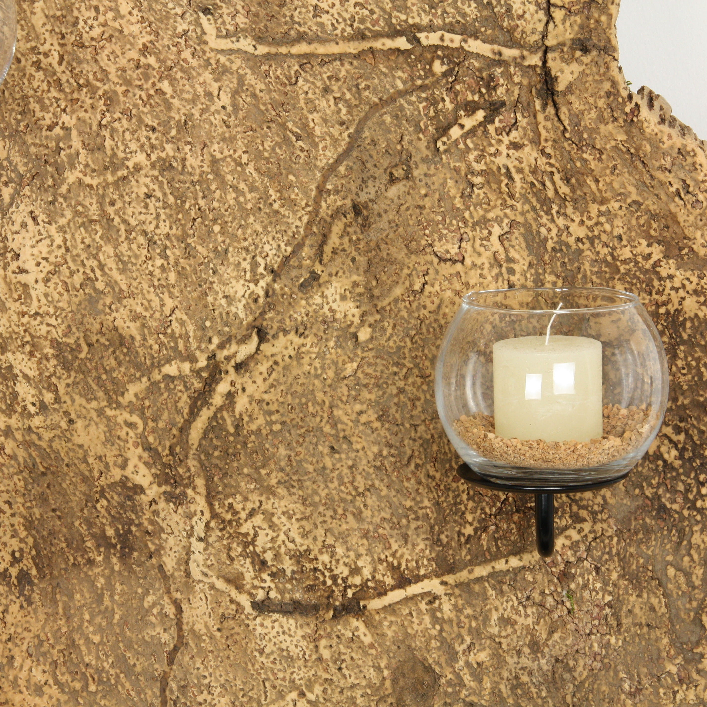 verKORKst Premium Windlicht aus Kork * absolutes Unikat * über 40 Jahre alte Korkrinde * einzigartiger Kerzenständer