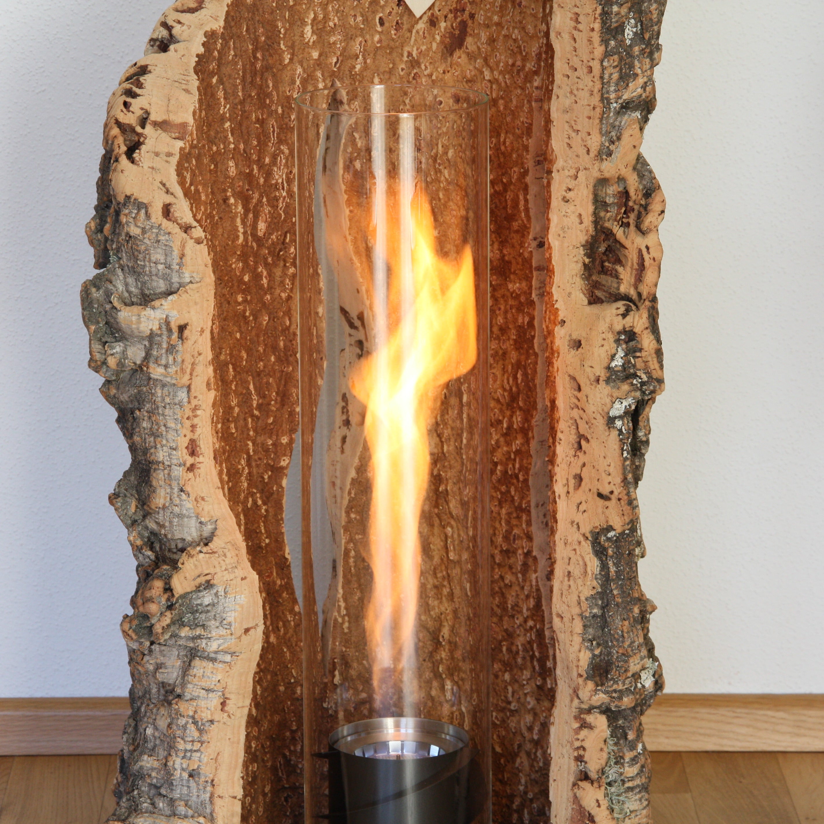 verKORKst Premium Tischfeuer in Korkrinde * Indoor und Outdoor * kein Mindestabstand * Tischfeuer SPIN1200 höfats Kempten