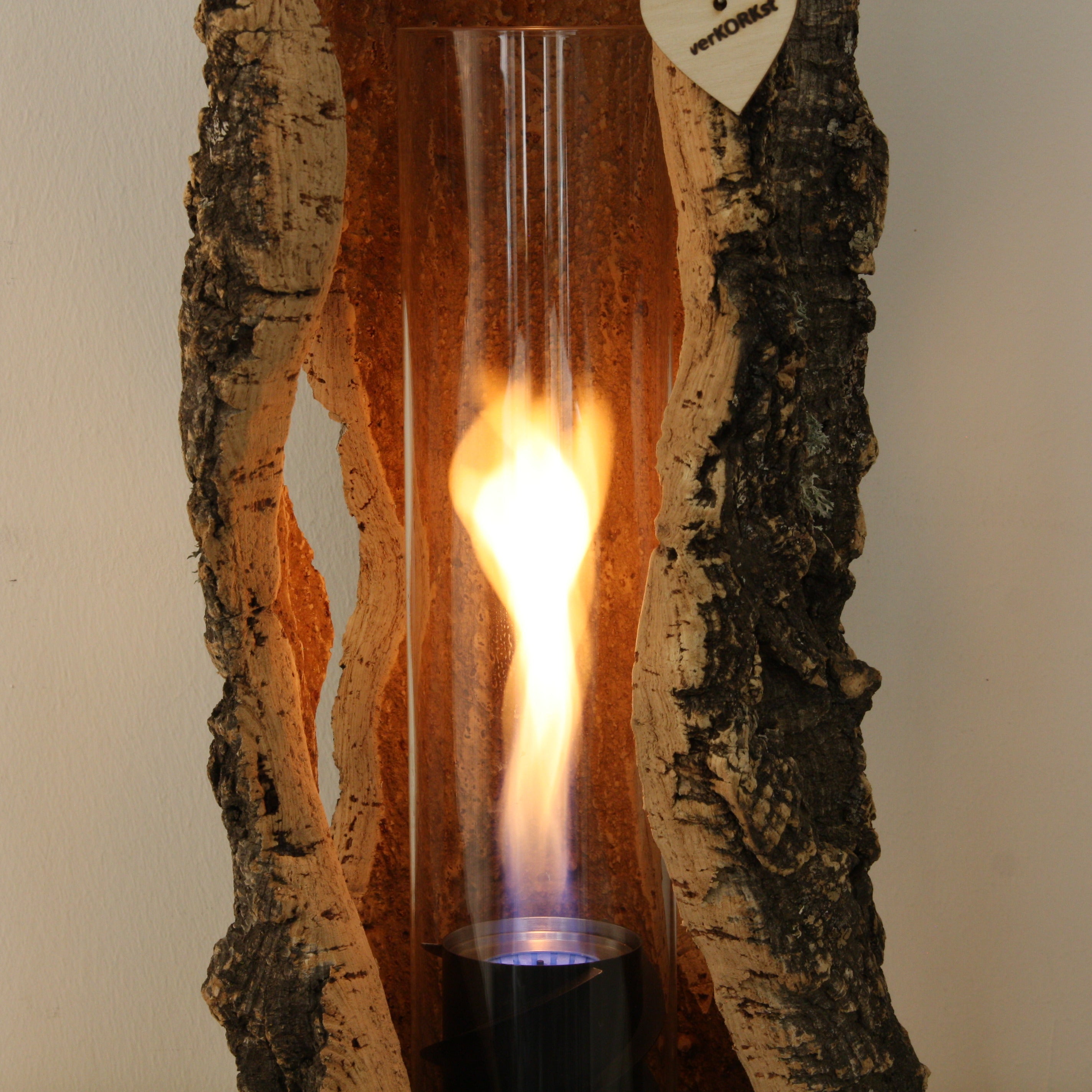 verKORKst Premium Table Fire in Cork Bark * various models and sizes * Indoor and Outdoor * no minimum distance * Table Fire SPIN900/SPIN1200 höfats Kempten