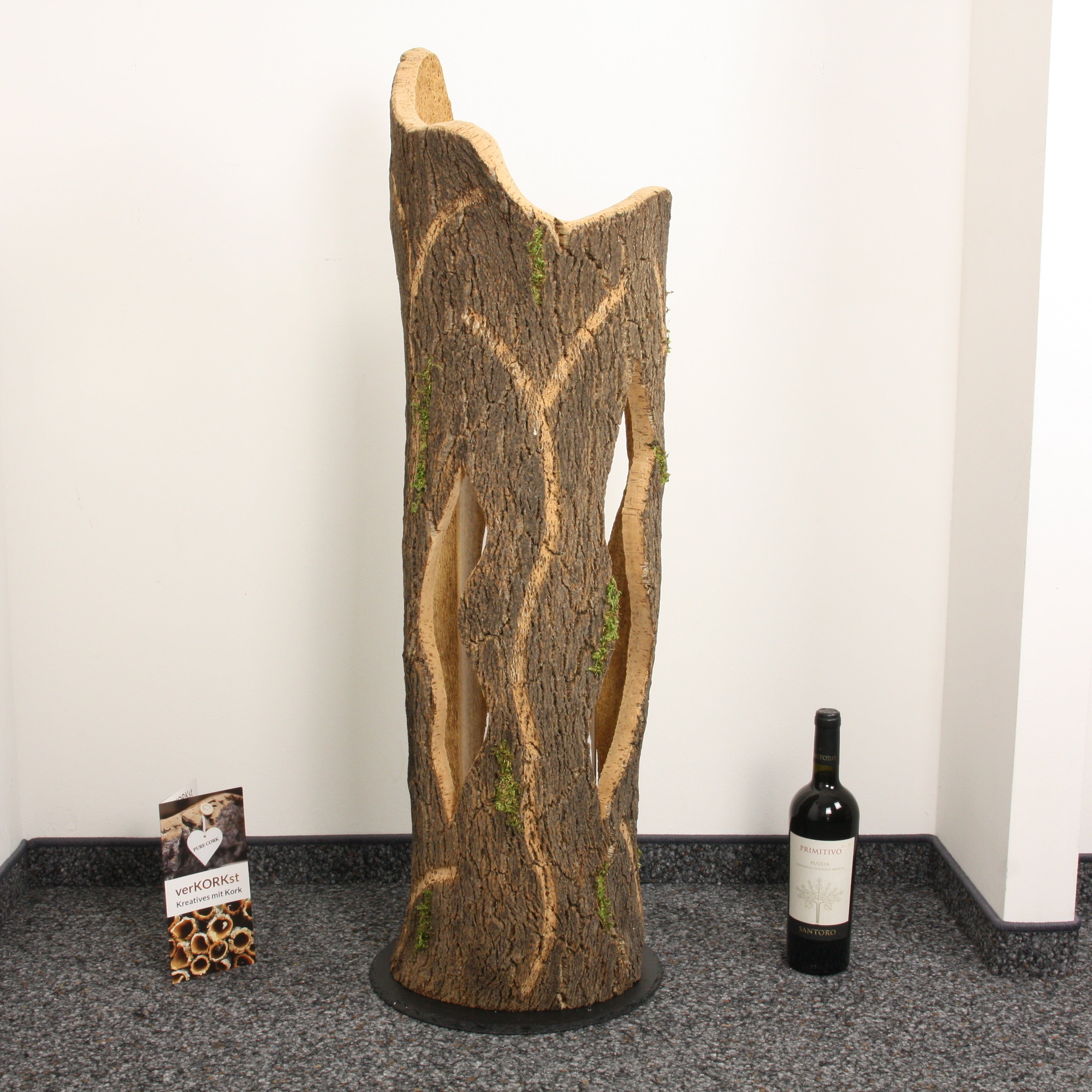 verKORKst Premium Table Fire in Cork Bark * various models and sizes * Indoor and Outdoor * no minimum distance * Table Fire SPIN900/SPIN1200 höfats Kempten