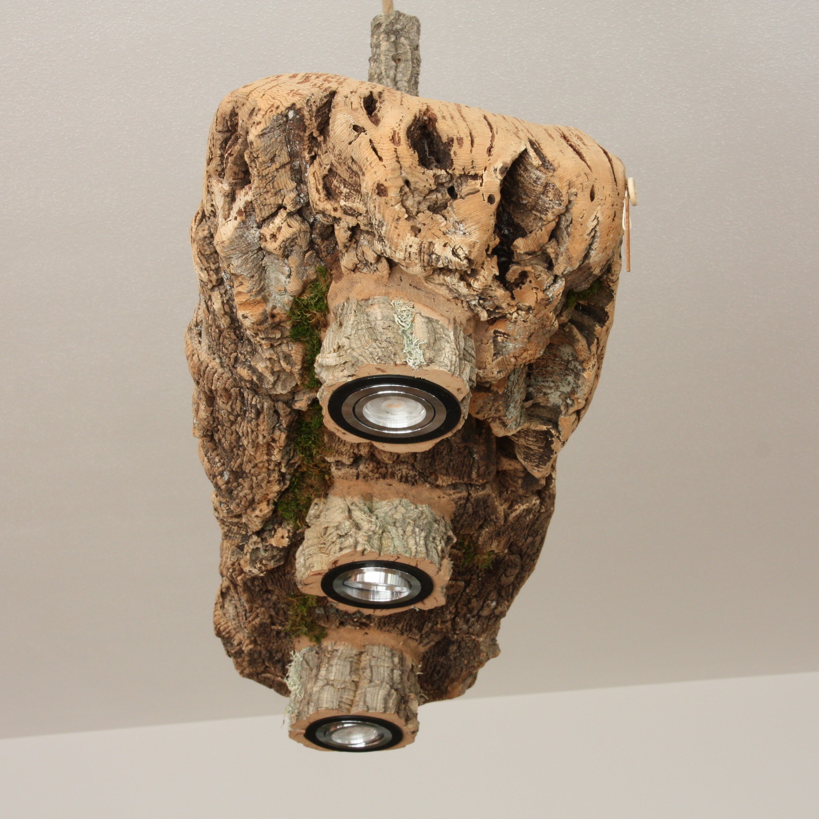 verKORKst Premium Hängelampe aus Korkrinde * verschiedene Modelle und Größen * Vintage Deckenleuchte * Exklusive Hängelampe