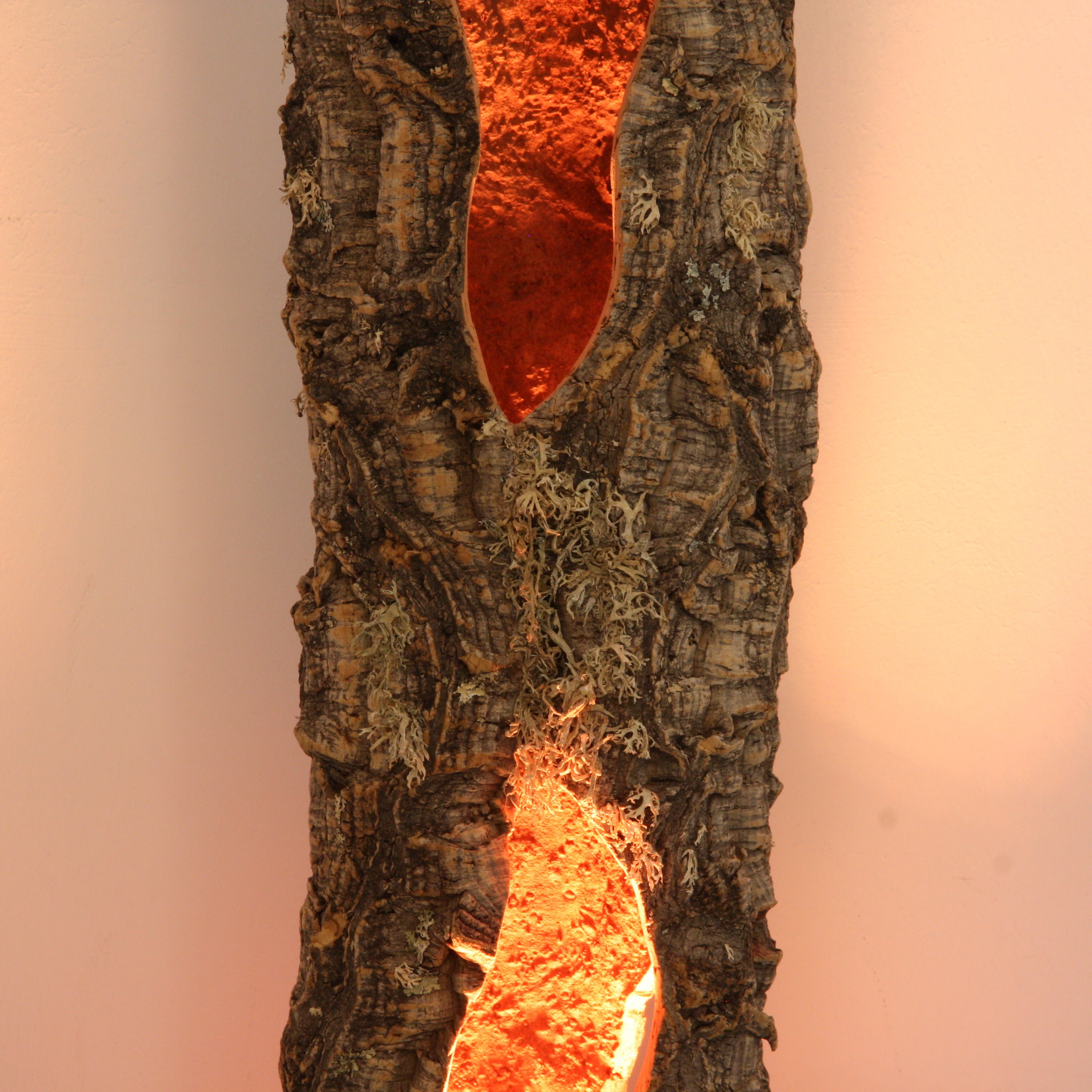 verKORKst Premium Stehlampe aus Kork * hochwertige Holz Wohnzimmerlampe * Vintage Stand LED-Leuchte * handgefertigt in Deutschland