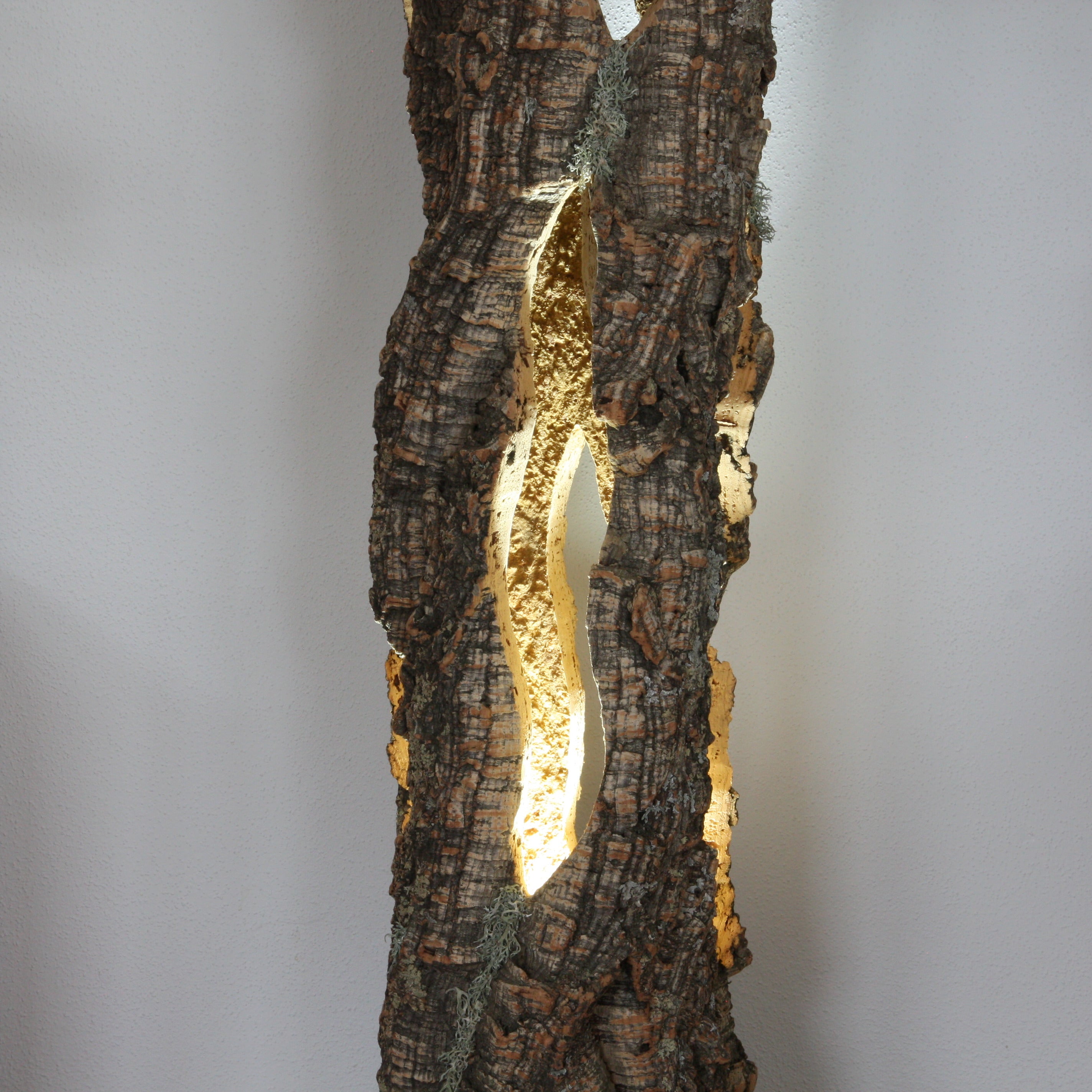 verKORKst Premium Stehlampe aus Kork * hochwertige Holz Wohnzimmerlampe * Vintage Stand LED-Leuchte * handgefertigt in Deutschland