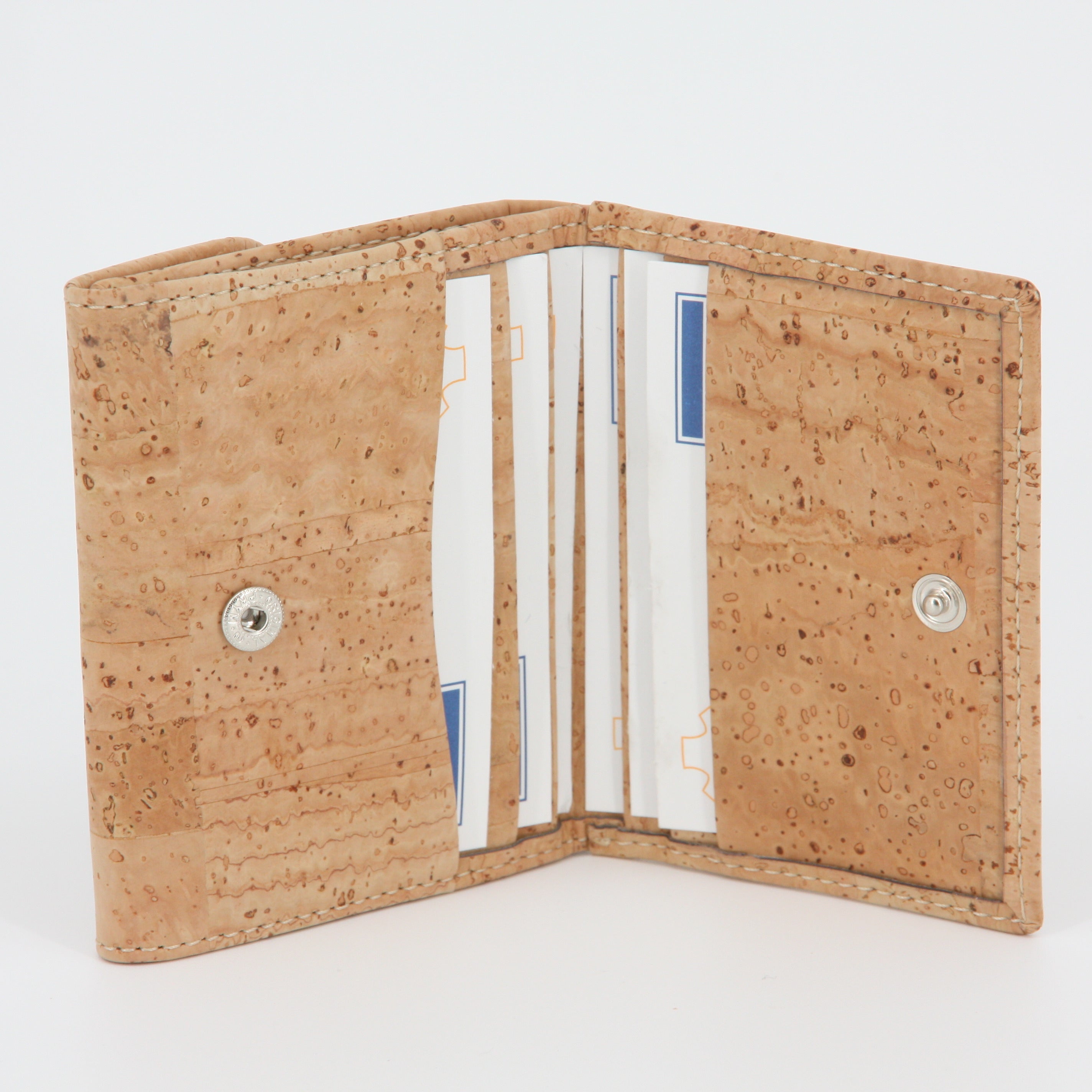 Kork Mini Geldbörse * Ideal für Hosentasche * Vegan * Unisex * Männer und Frauen Portemonnaie * handmade in Portugal * Marke Artipel