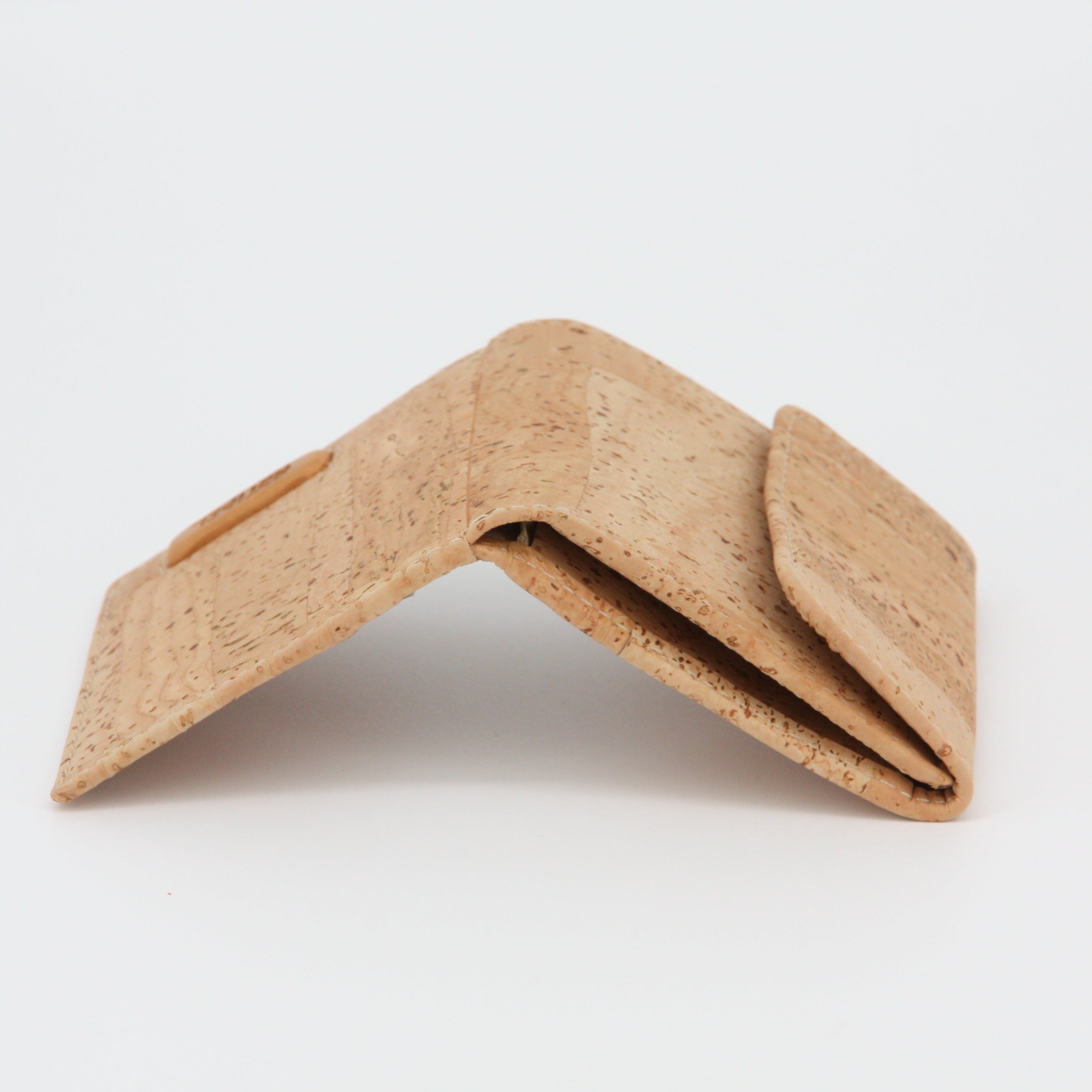 Kork Mini Geldbörse * Ideal für Hosentasche * Vegan * Unisex * Männer und Frauen Portemonnaie * handmade in Portugal * Marke Artipel