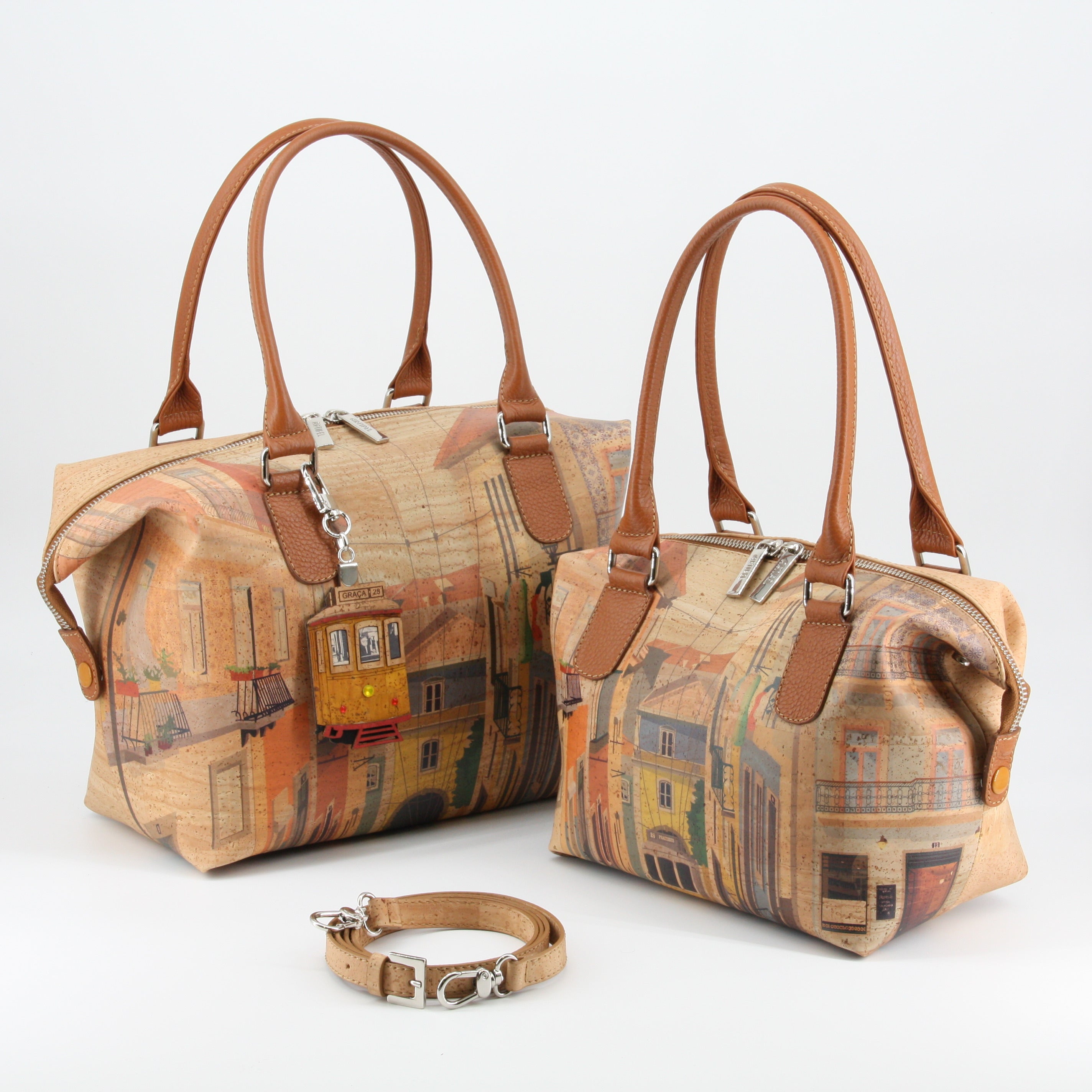 Kork Handtasche 3in1 * 1 Tasche - 3 Formen * 2 Größen * high-end Qualität * Umhängetasche für Frauen * Crossbody * Shopper * handmade in Portugal