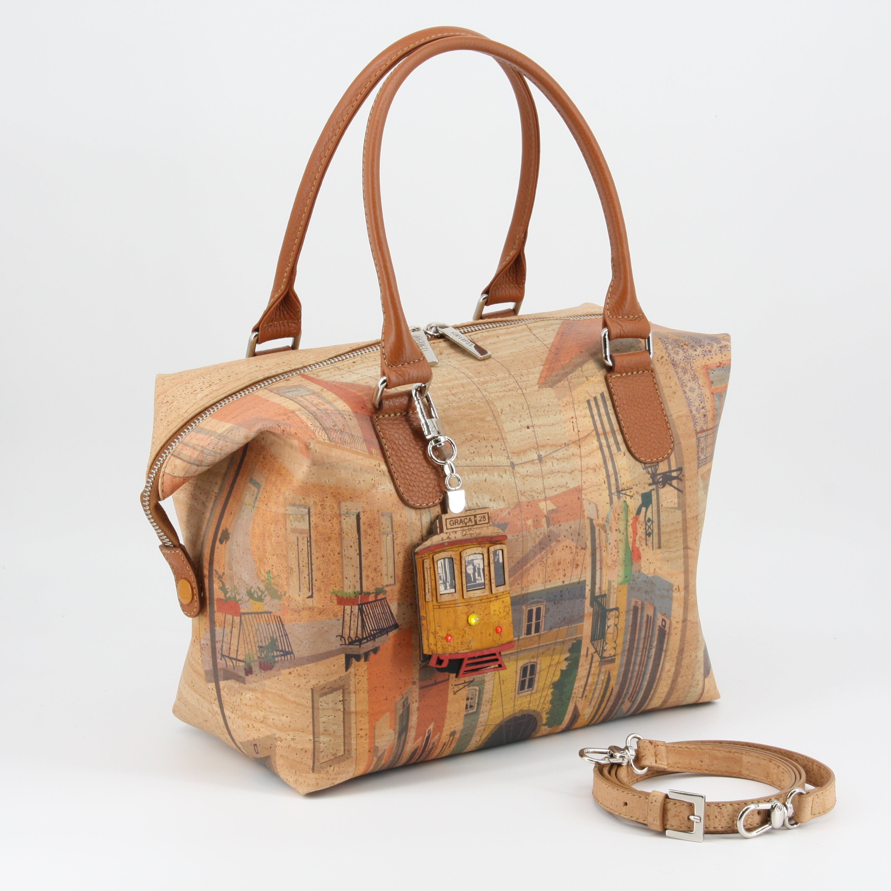 Kork Handtasche 3in1 * 1 Tasche - 3 Formen * 2 Größen * high-end Qualität * Umhängetasche für Frauen * Crossbody * Shopper * handmade in Portugal