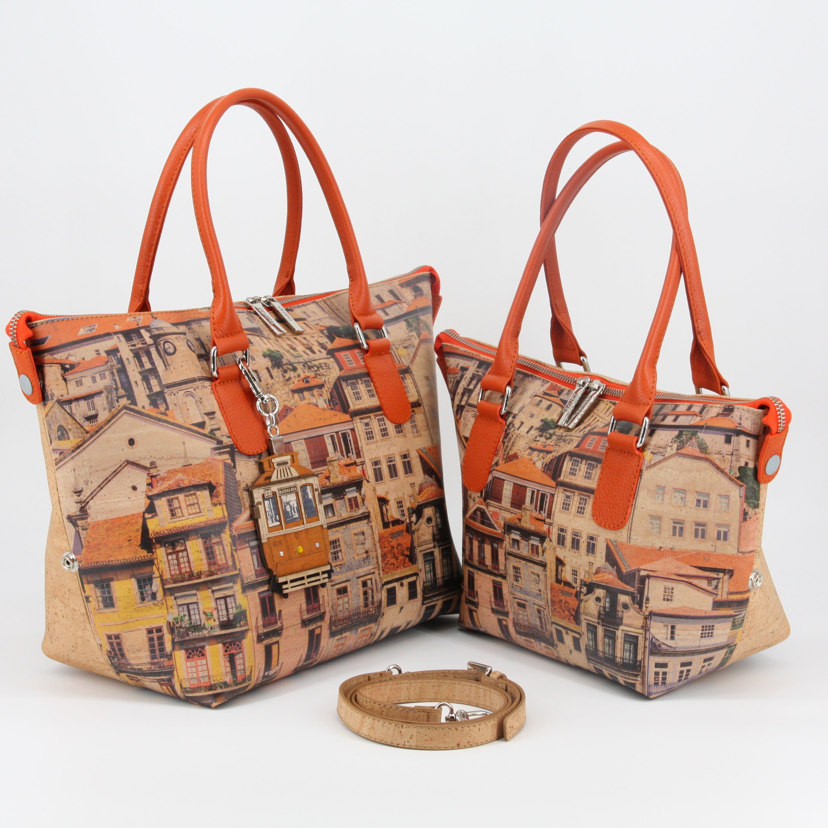 Kork Handtasche 3in1 * 1 Tasche - 3 Formen * 2 Größen * high-end Qualität * Umhängetasche für Frauen * Crossbody * Shopper * handmade in Portugal