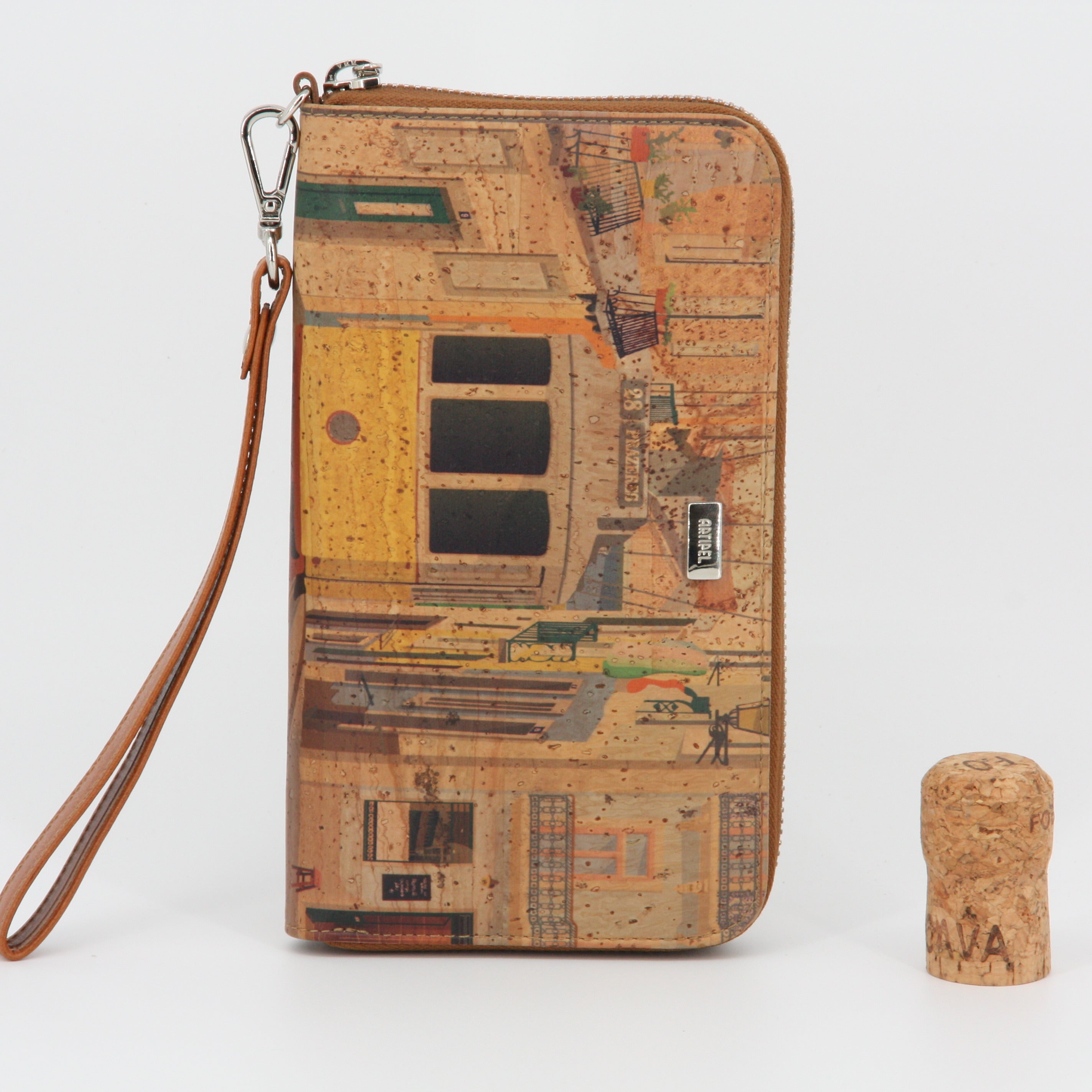 Kork Damen Geldbörse * high-end Qualität * Design Lissabon Trambahn Linie 28 * Frauen Portemonnaie * handmade in Portugal * Marke Artipel