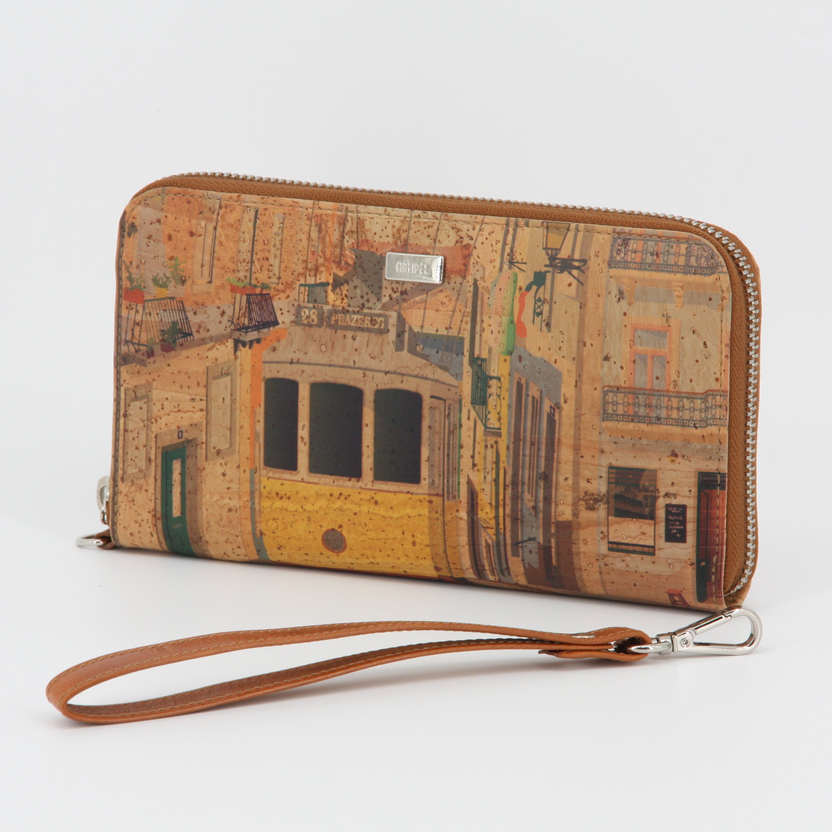 Kork Damen Geldbörse * high-end Qualität * Design Lissabon Trambahn Linie 28 * Frauen Portemonnaie * handmade in Portugal * Marke Artipel