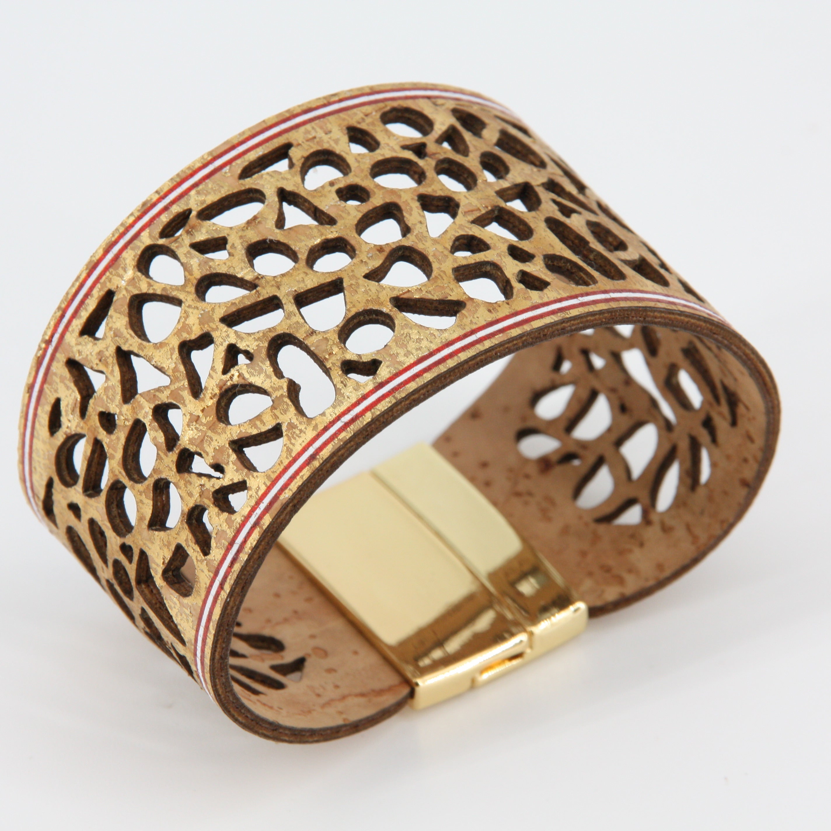 Armband aus Kork * handmade in Portugal * extrem nachhaltig * vegan * nickel- u. bleifrei