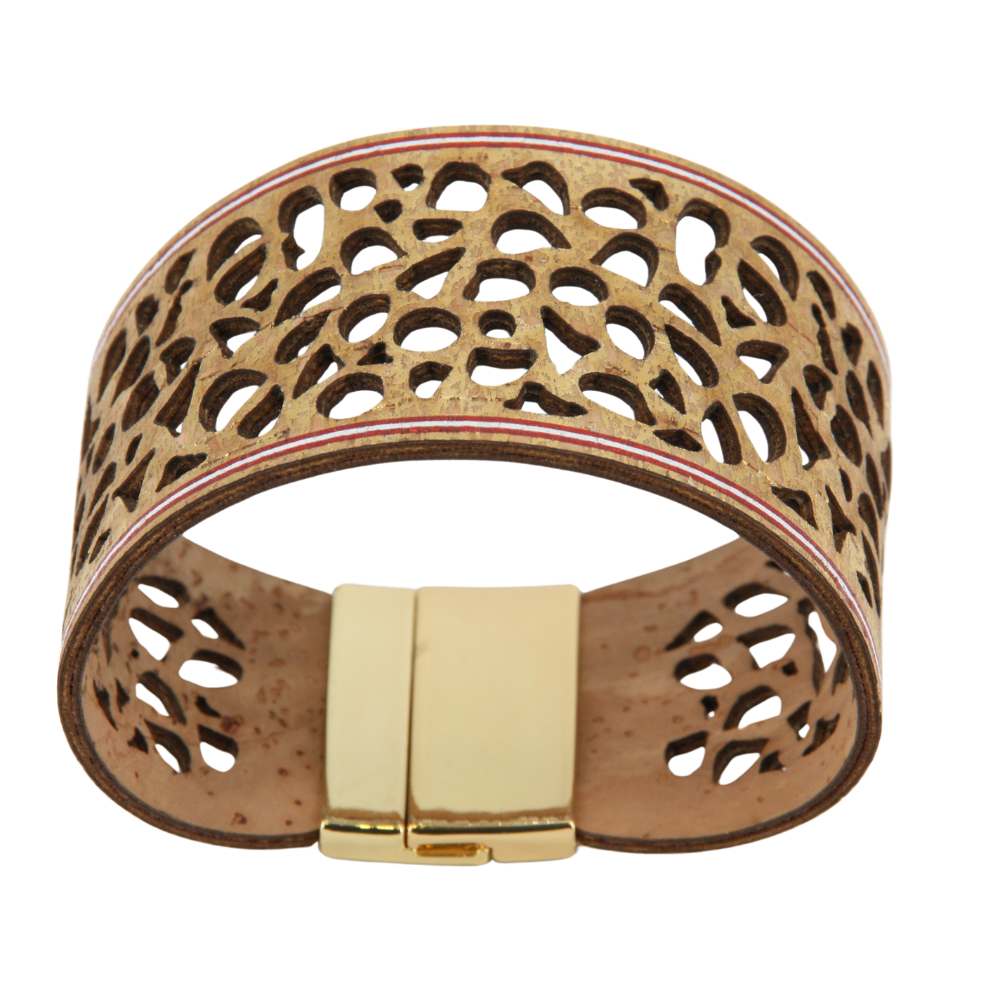 Armband aus Kork * handmade in Portugal * extrem nachhaltig * vegan * nickel- u. bleifrei