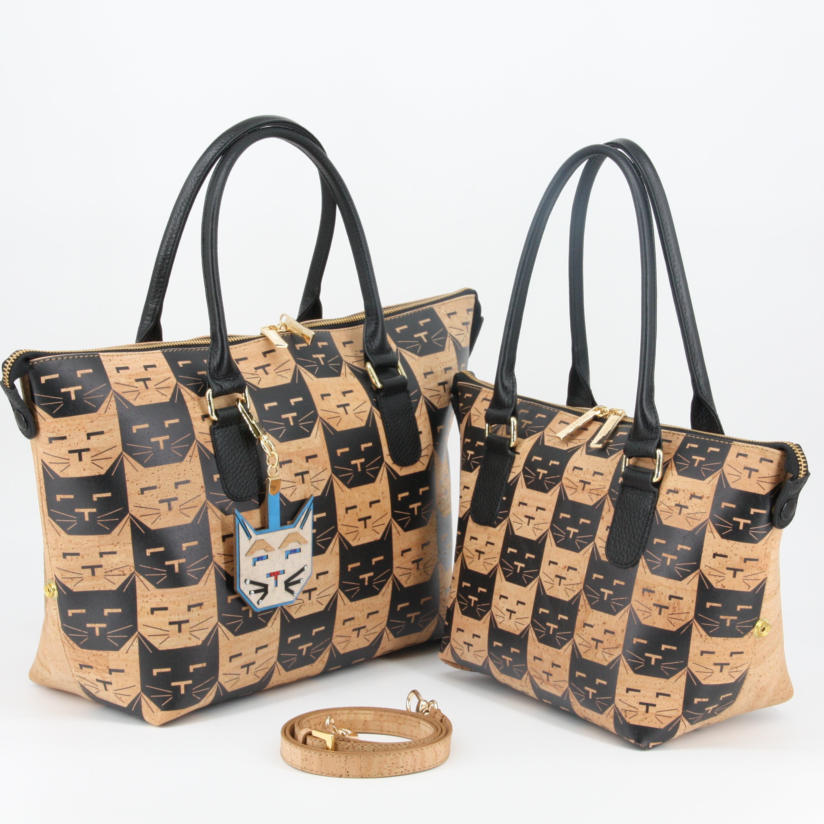 Kork Handtasche 3in1 * 1 Tasche - 3 Formen * 2 Größen * high-end Qualität * Umhängetasche für Frauen * Crossbody * Shopper * handmade in Portugal