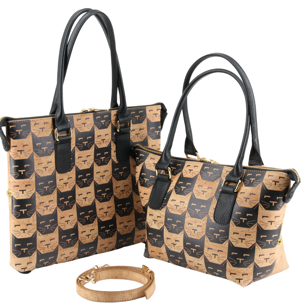Kork Handtasche 3in1 * 1 Tasche - 3 Formen * 2 Größen * high-end Qualität * Umhängetasche für Frauen * Crossbody * Shopper * handmade in Portugal