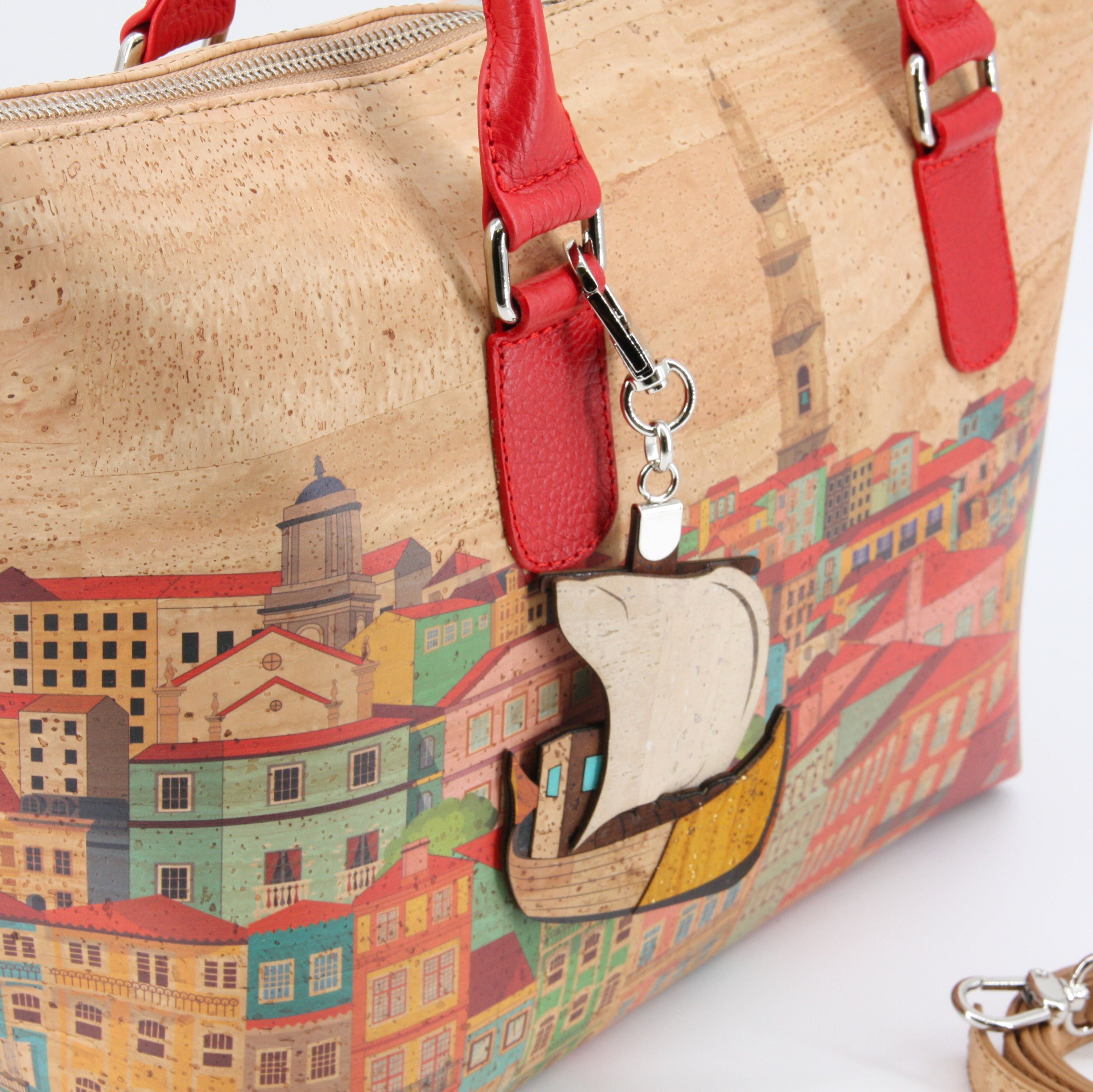 Kork Handtasche 3in1 * 1 Tasche - 3 Formen * 2 Größen * high-end Qualität * Umhängetasche für Frauen * Crossbody * Shopper * handmade in Portugal