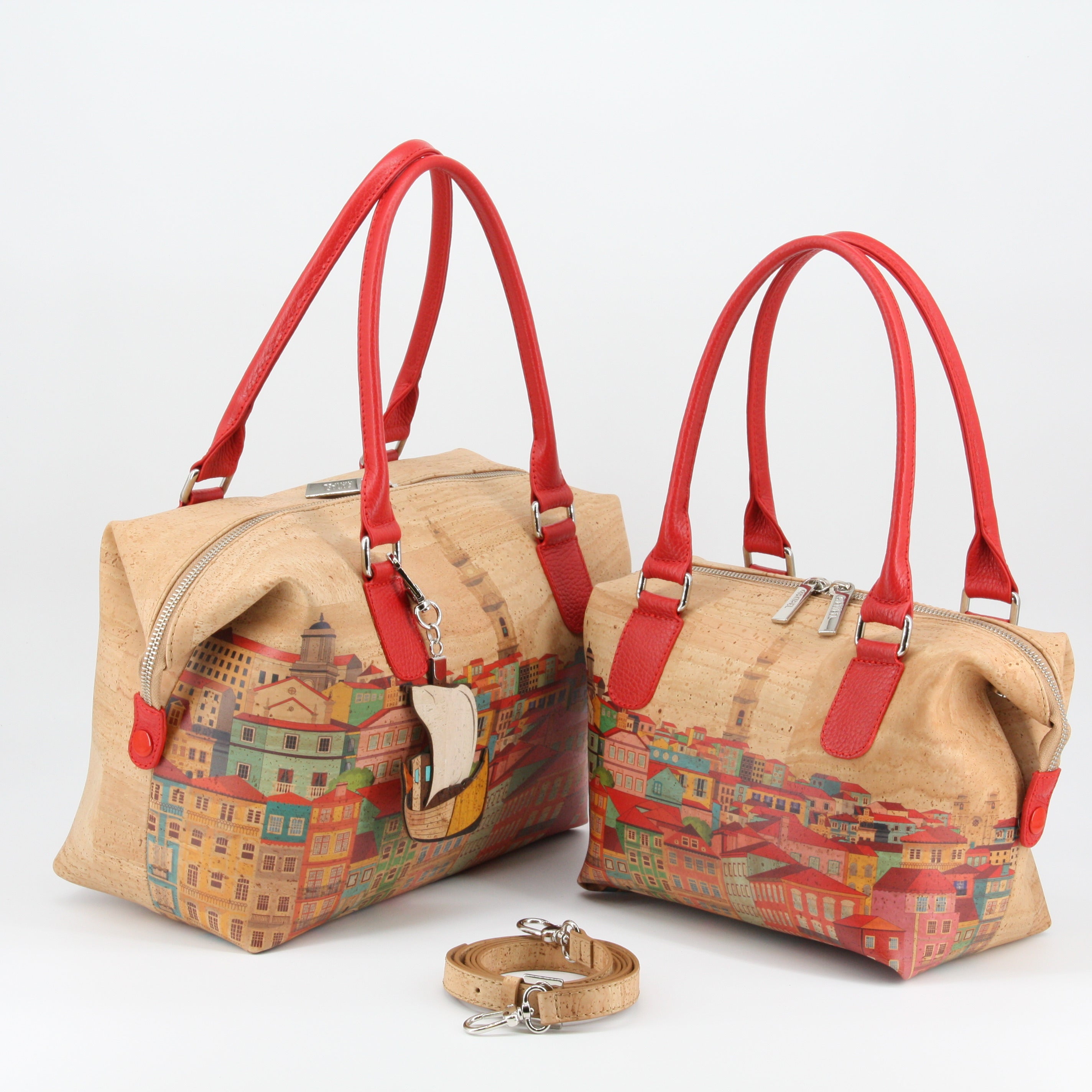 Kork Handtasche 3in1 * 1 Tasche - 3 Formen * 2 Größen * high-end Qualität * Umhängetasche für Frauen * Crossbody * Shopper * handmade in Portugal