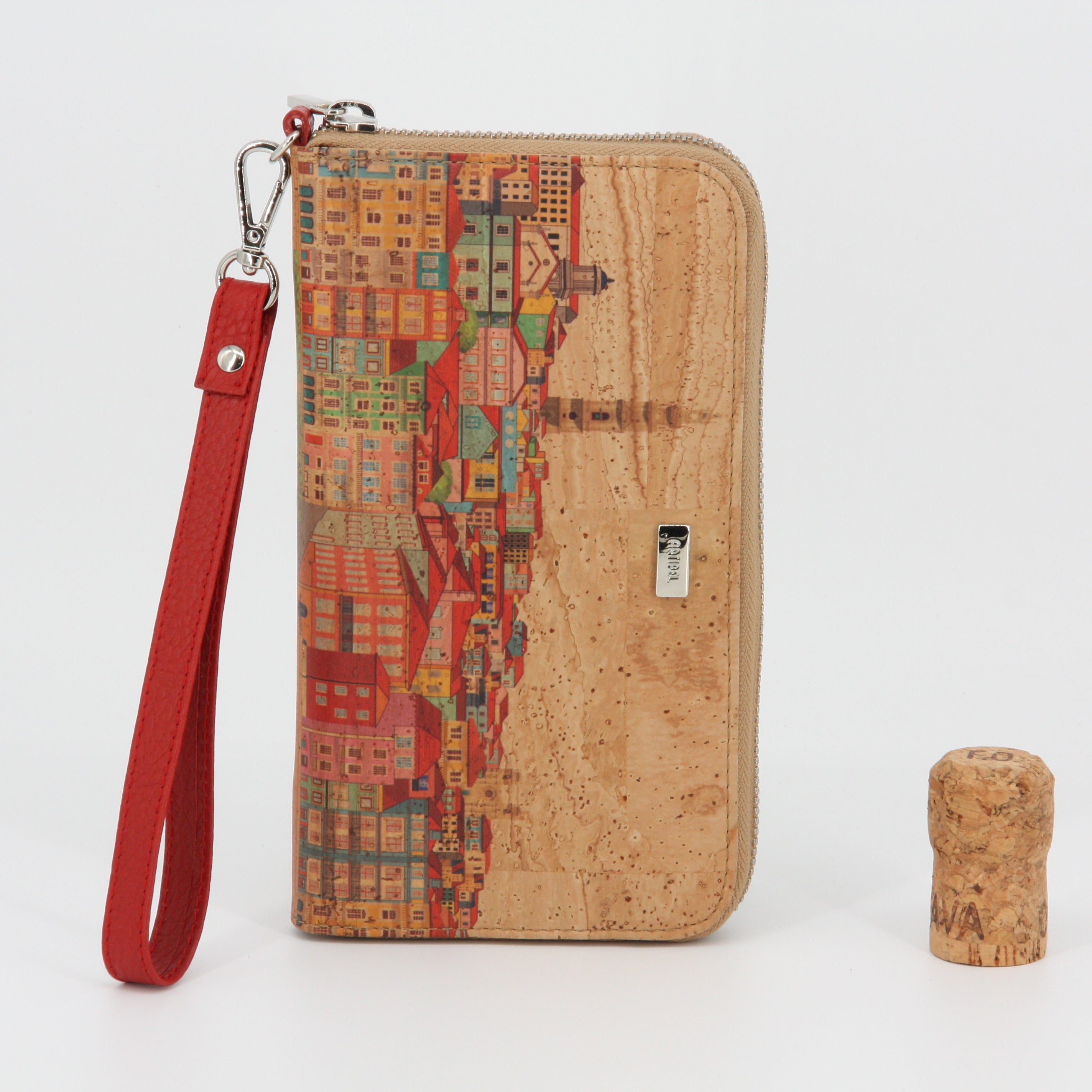 Kork Damen Geldbörse * high-end Qualität * Design Porto Hafen * Frauen Portemonnaie * handmade in Portugal * Marke Artipel