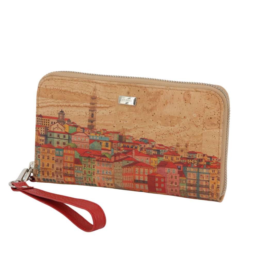 Kork Damen Geldbörse * high-end Qualität * Design Porto Hafen * Frauen Portemonnaie * handmade in Portugal * Marke Artipel
