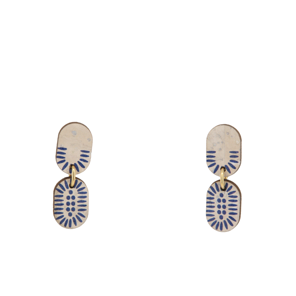 Ohrringe aus Kork * 2 Designs * handmade in Portugal * extrem nachhaltig * vegan * nickel- u. bleifrei