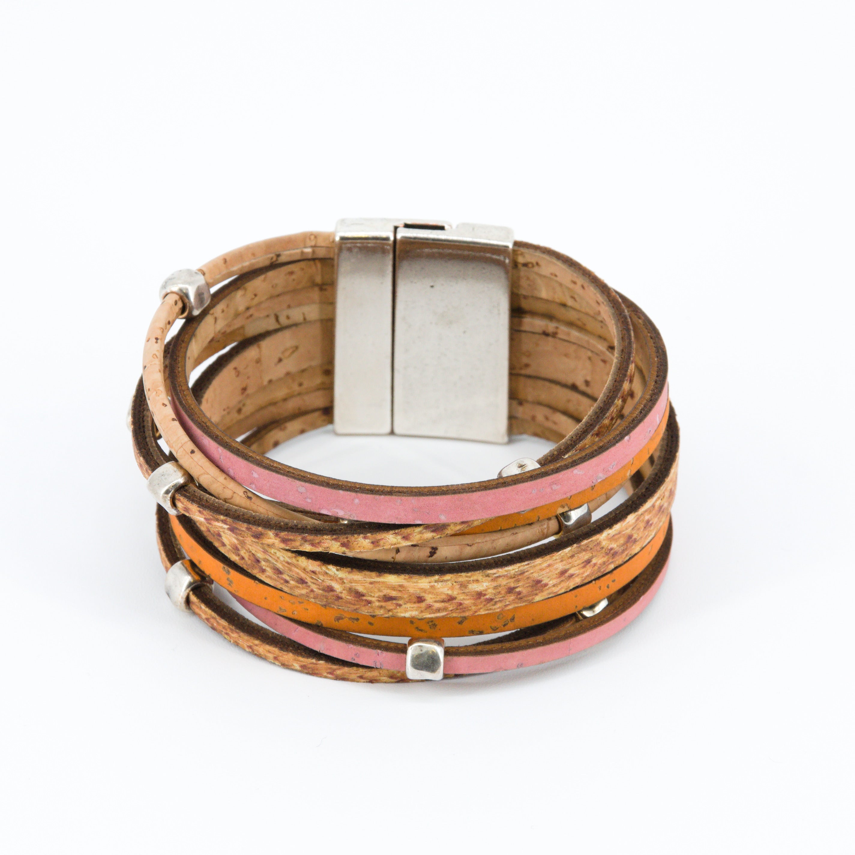 Armband aus Kork und Weizenstroh * 2 Farben * handmade in Portugal * Innovation * extrem nachhaltig * vegan * nickel- u. bleifrei