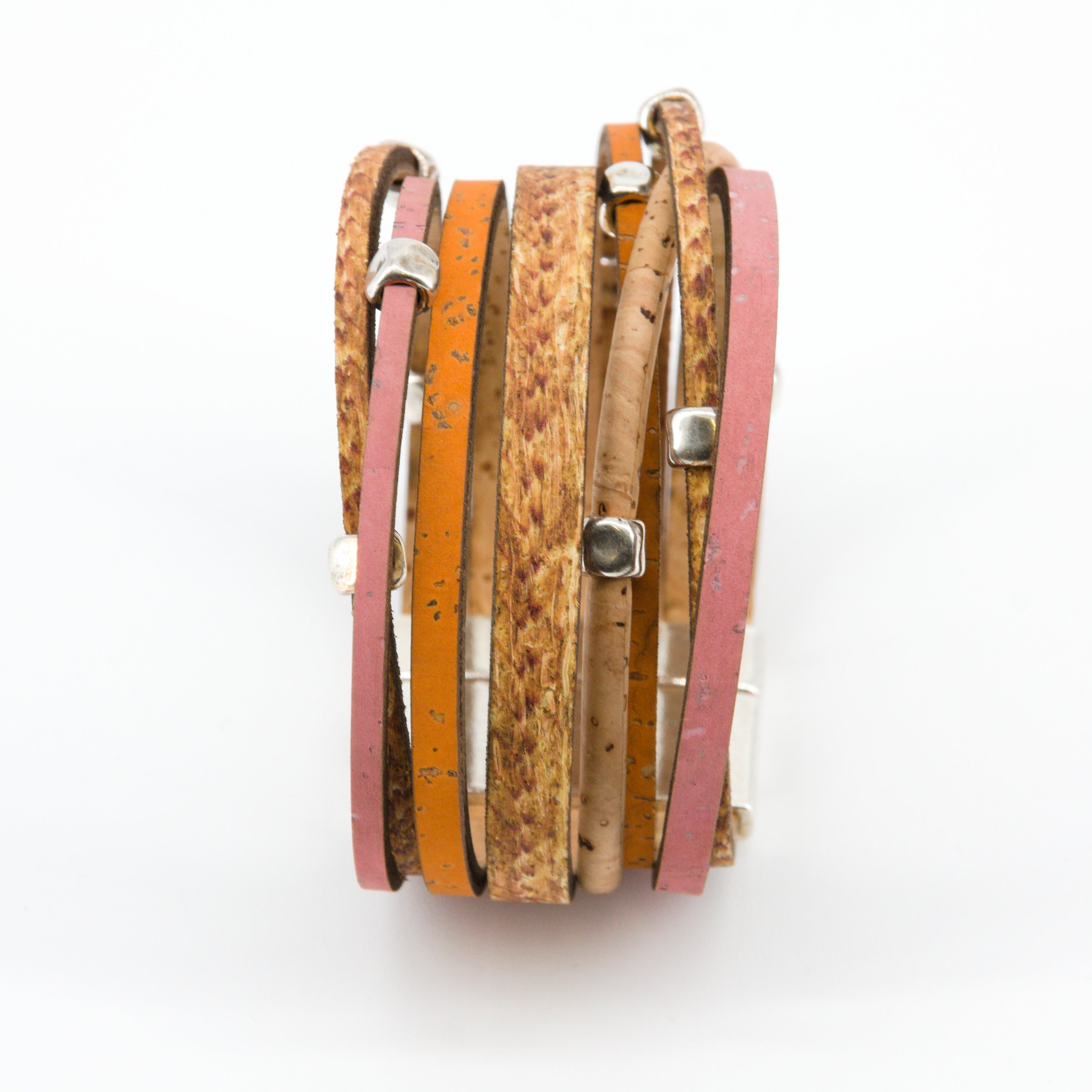 Armband aus Kork und Weizenstroh * 2 Farben * handmade in Portugal * Innovation * extrem nachhaltig * vegan * nickel- u. bleifrei