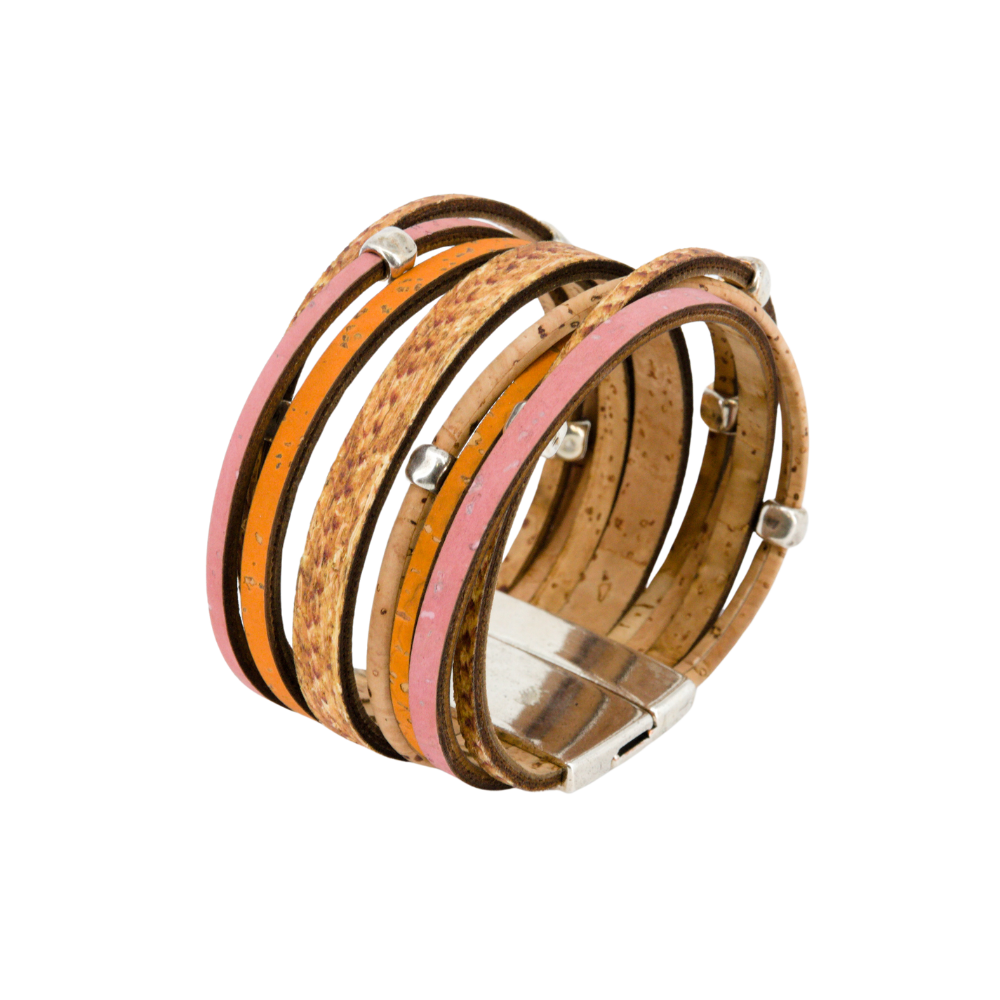 Armband aus Kork und Weizenstroh * 2 Farben * handmade in Portugal * Innovation * extrem nachhaltig * vegan * nickel- u. bleifrei