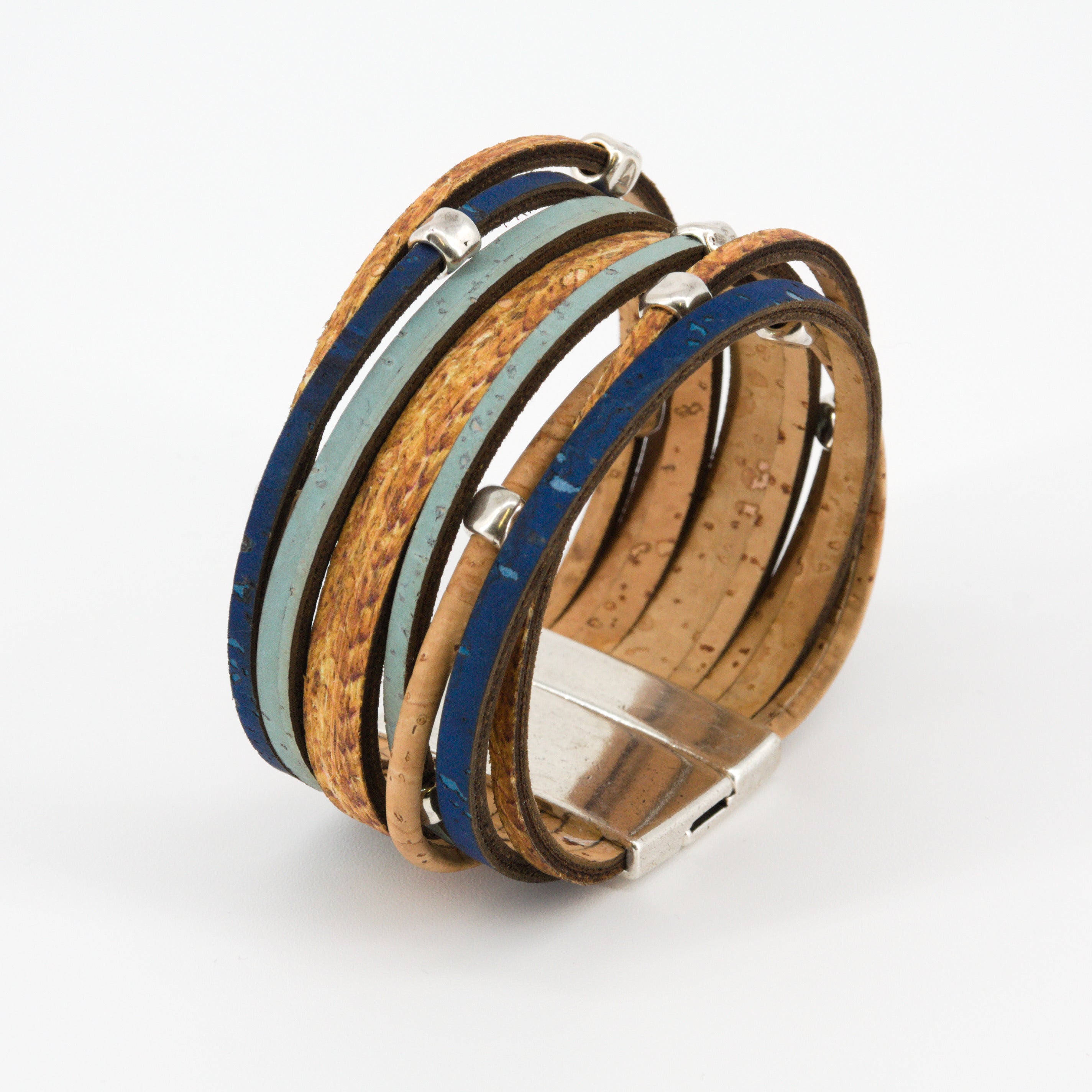 Armband aus Kork und Weizenstroh * 2 Farben * handmade in Portugal * Innovation * extrem nachhaltig * vegan * nickel- u. bleifrei