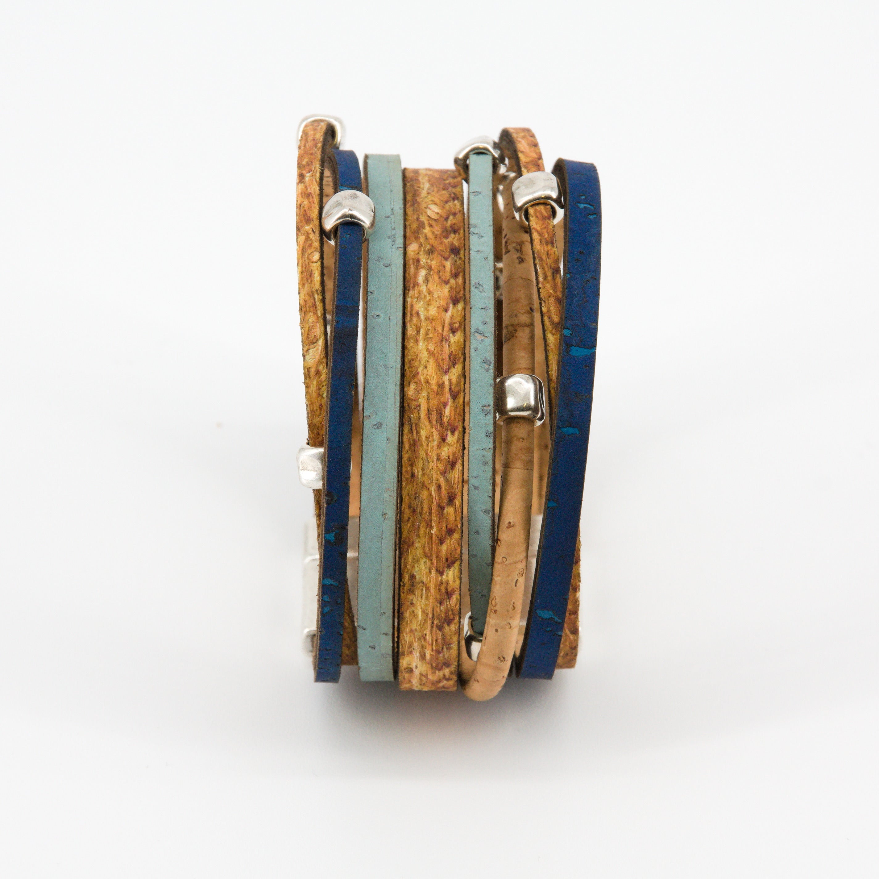 Bracelet made of cork and wheat straw * 2 colors * handmade in Portugal * innovation * extremely sustainable * vegan * nickel and lead free