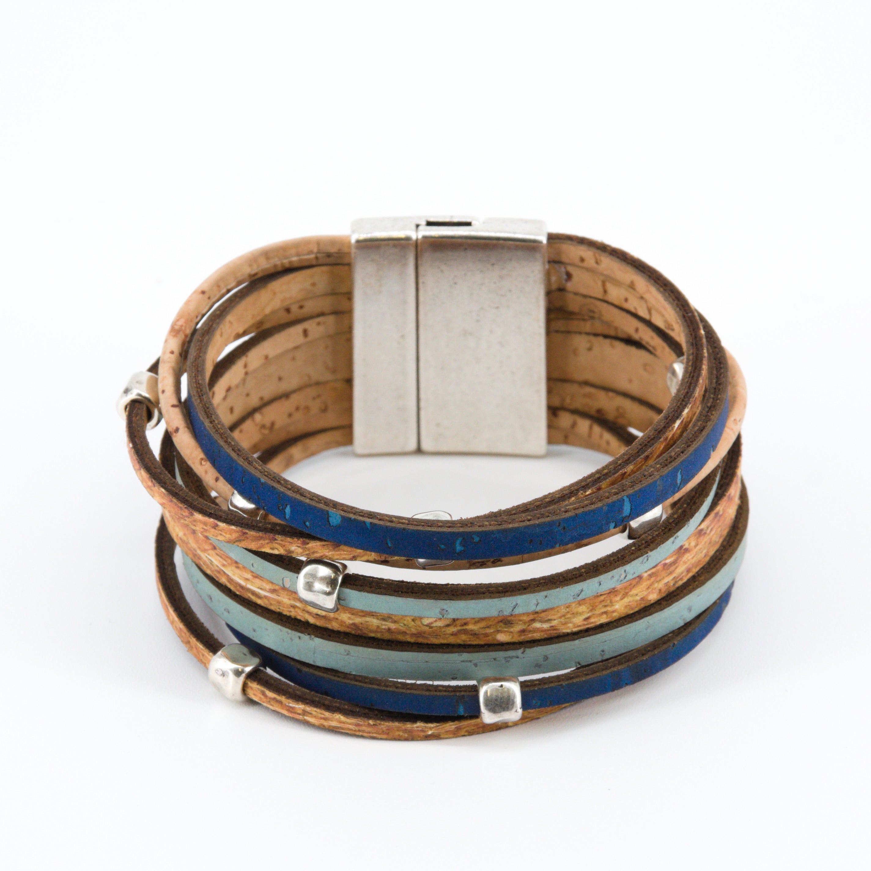 Armband aus Kork und Weizenstroh * 2 Farben * handmade in Portugal * Innovation * extrem nachhaltig * vegan * nickel- u. bleifrei