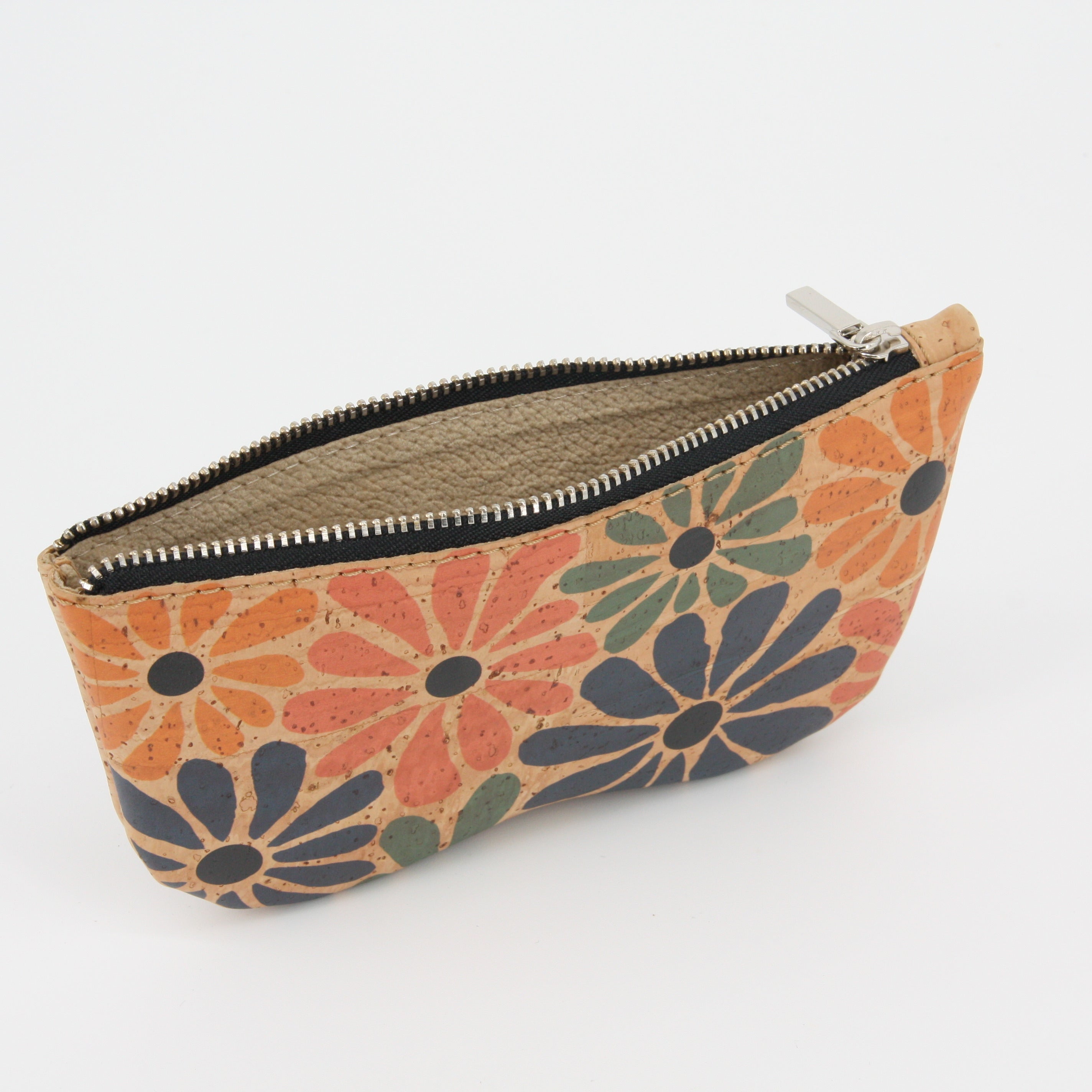 Kork Brillenetui * Motiv Blumen * Vegan * weiches Futteral * Softcase * abwaschbar * antiseptisch * handmade in Portugal
