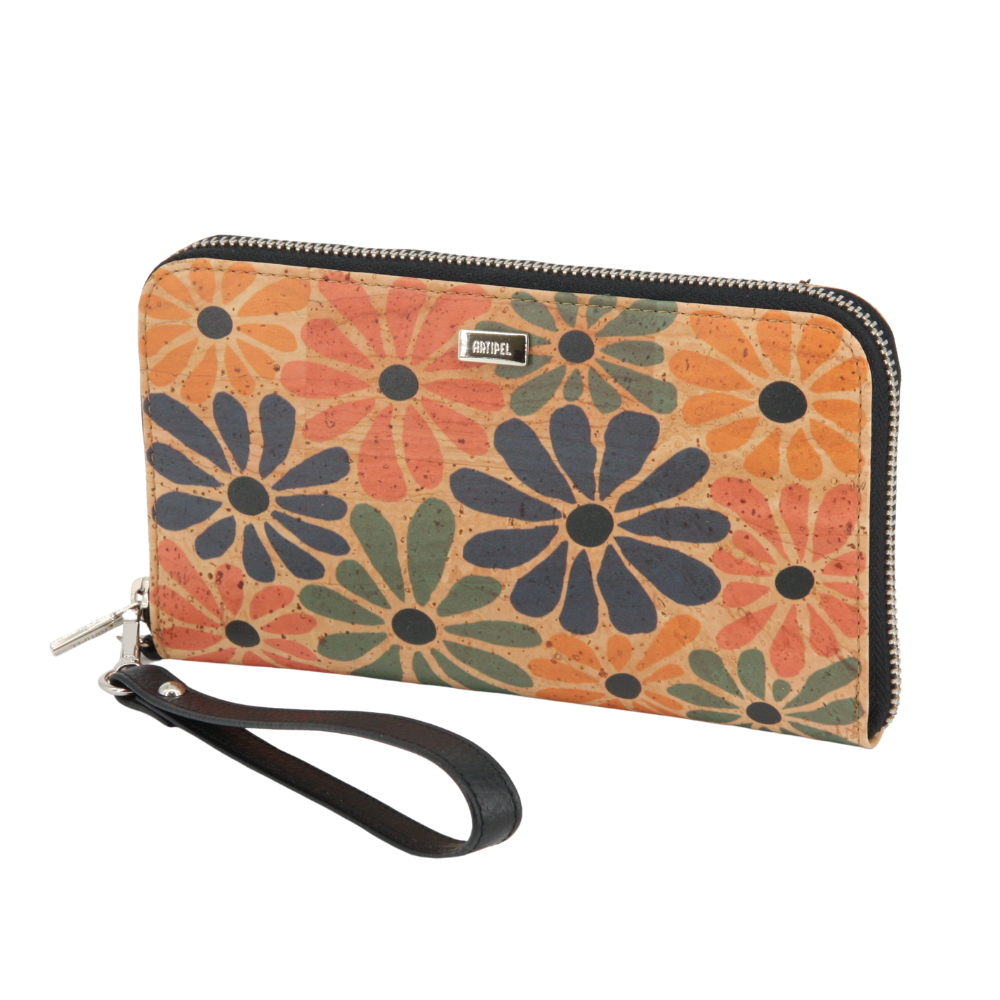 Kork Damen Geldbörse * high-end Qualität * Design Blume n * Frauen Portemonnaie * handmade in Portugal * Marke Artipel