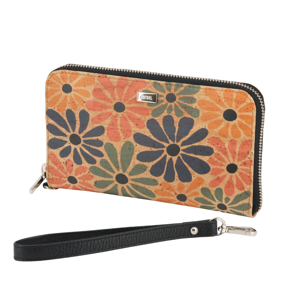 Kork Damen Geldbörse * high-end Qualität * Design Blume n * Frauen Portemonnaie * handmade in Portugal * Marke Artipel