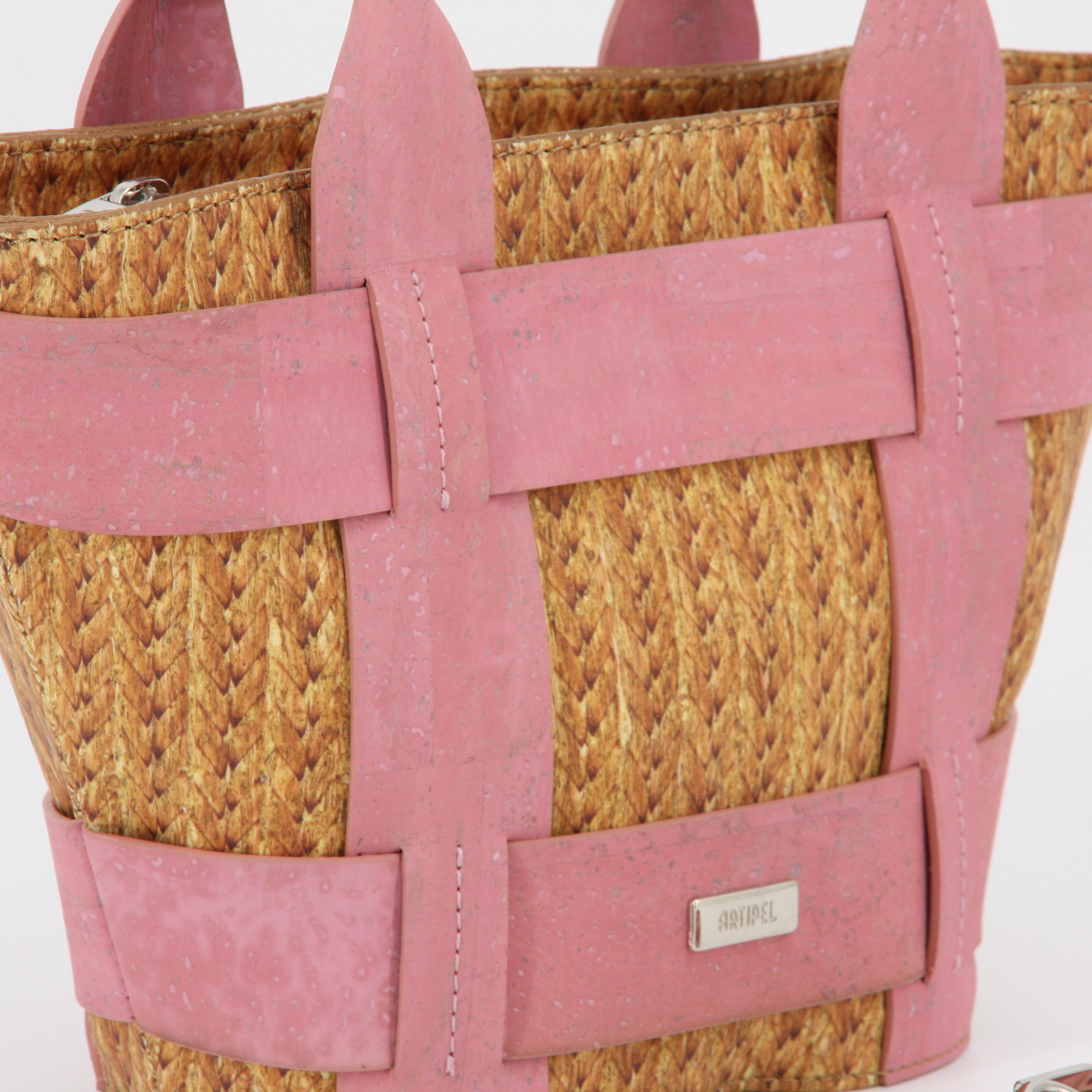 Handtasche aus Kork und Weizenstroh * Innovation und Nachhaltigkeit * 2 Größen * Vegan * Umhängetasche für Frauen * Crossbody * Shopper * handmade in Portugal