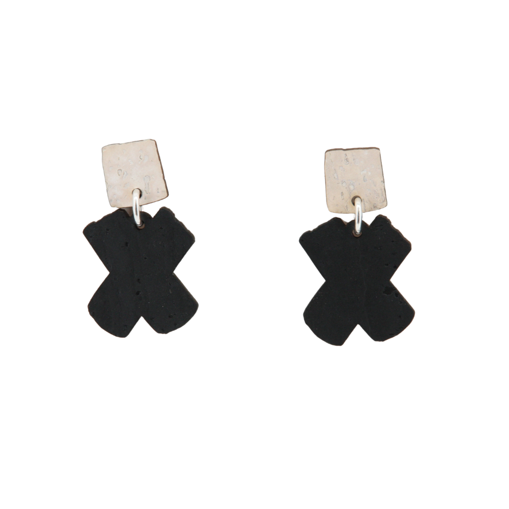 Cork earrings * Heart motif gold black * 2 designs * handmade in Portugal * extremely sustainable * vegan * nickel and lead free
