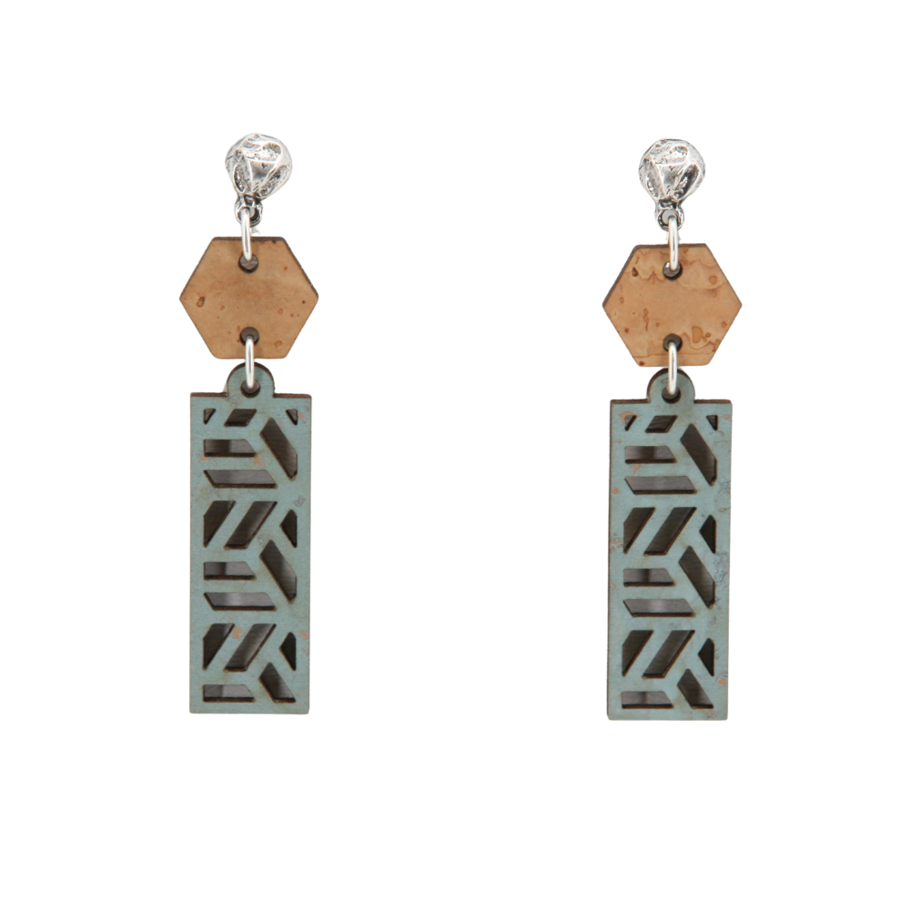 Ohrringe aus Kork * 2 Designs * handmade in Portugal * extrem nachhaltig * vegan * nickel- u. bleifrei