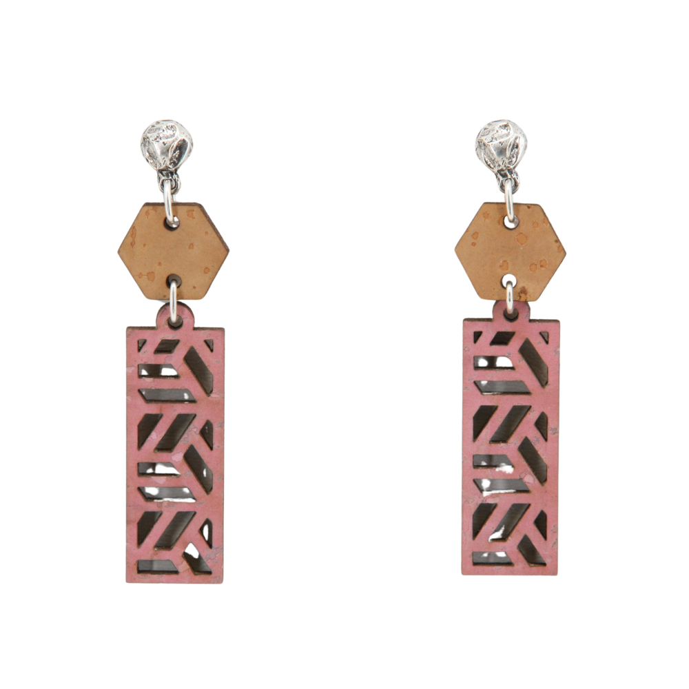 Ohrringe aus Kork * 2 Designs * handmade in Portugal * extrem nachhaltig * vegan * nickel- u. bleifrei