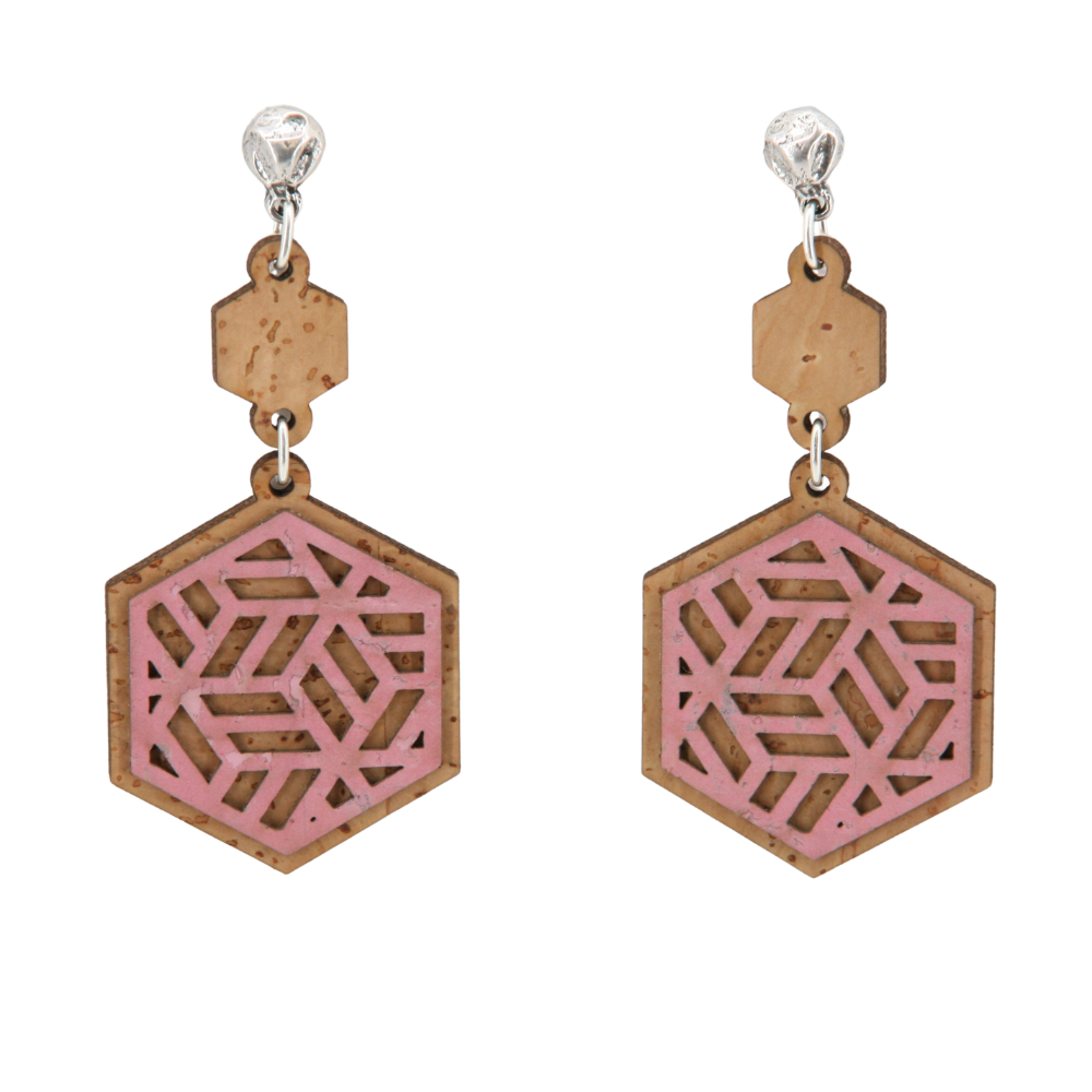 Ohrringe aus Kork * 2 Designs * handmade in Portugal * extrem nachhaltig * vegan * nickel- u. bleifrei